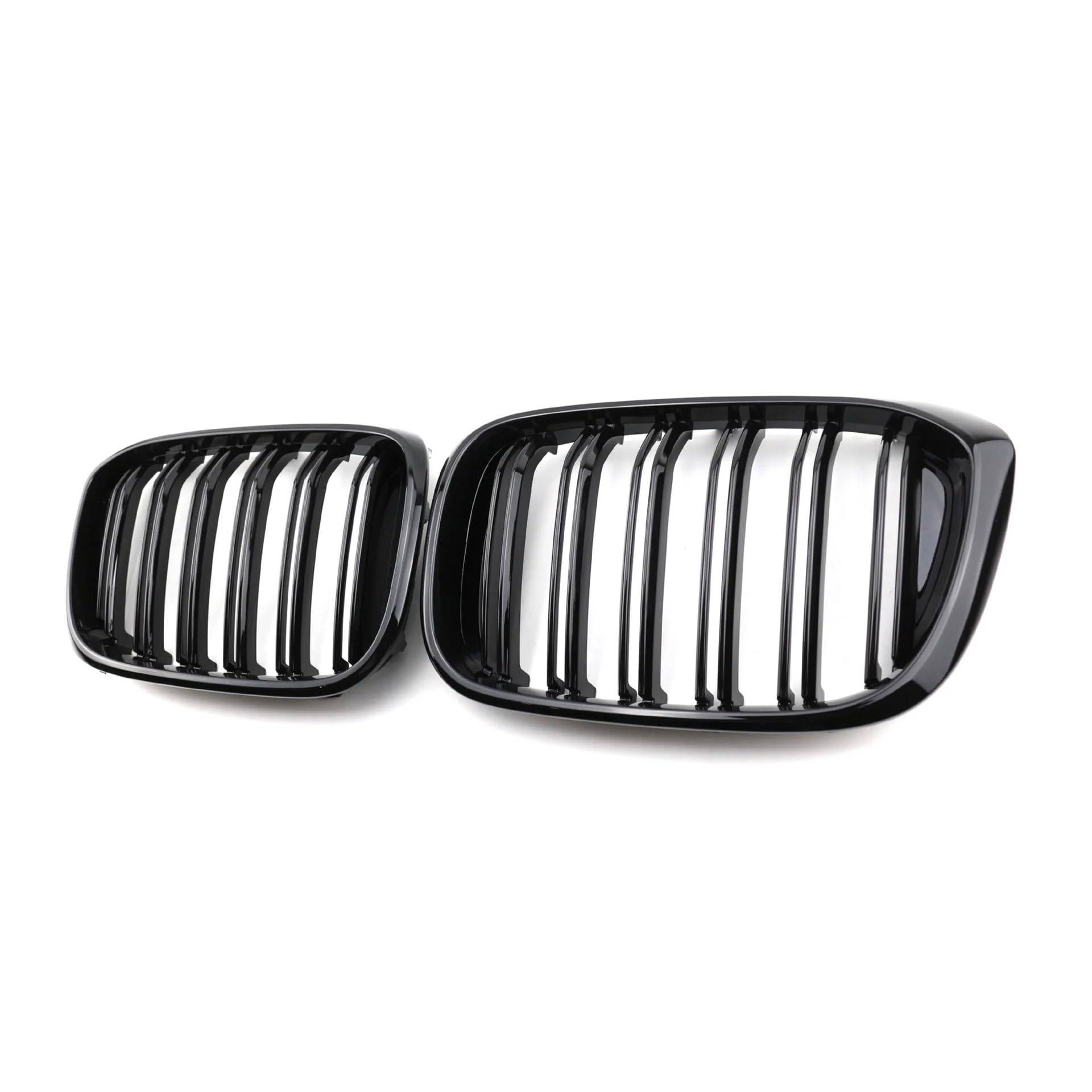 Kühlergrill Grill Paar Doppellamellen Auto Frontgrill Gitter Nierengrill Für X3 Für G01 Für G08 Für X4 Für G02 2018 2019 2020 2021 Renngitter Auto-Styling Grill Kühlergrill Vorne von BIISVM