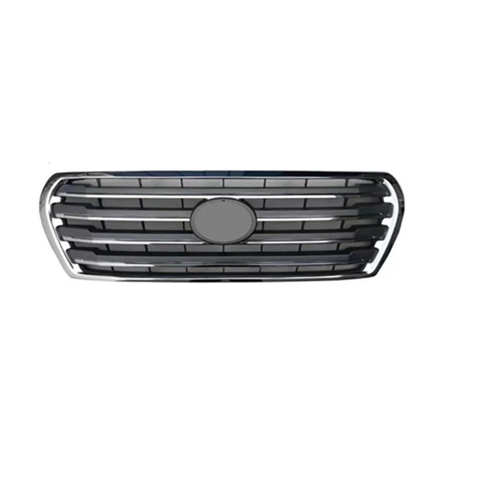 Kühlergrill Grill Racing Grills Fit Für Land Für Cruiser Für Lc200 2008 2009 2010 2011 2012 2013 2014 2015 Abs Grills Grille Außen Auto Zubehör Grill Kühlergrill Vorne(Chorme Grey) von BIISVM