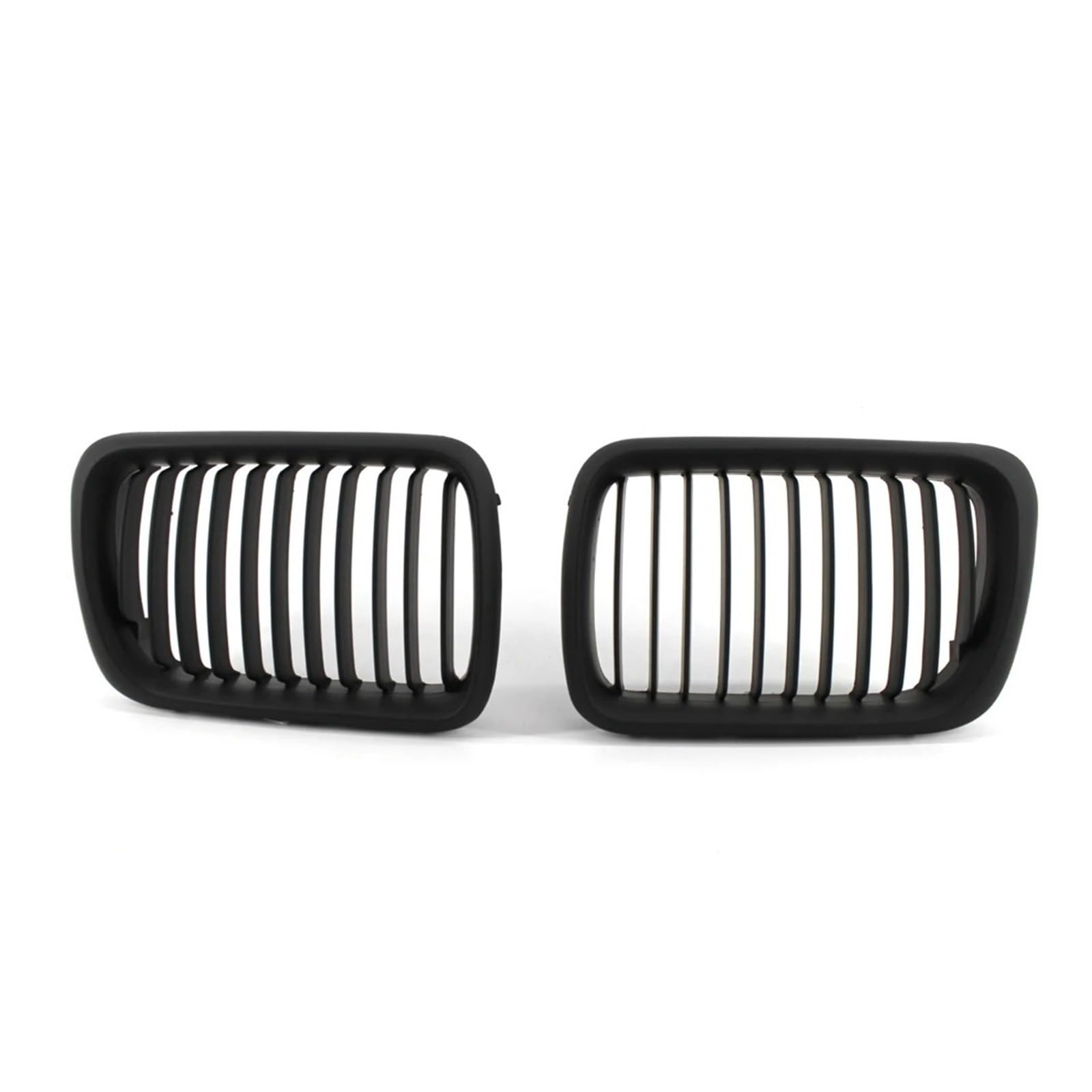 Kühlergrill Grill SCHWARZ Grille ABS Front Ersatz Haube Nieren Grill Für E36 1997 1998 1999 318i Für 323i Für 325i Für 320i Für 328i Grill Kühlergrill Vorne(Matte Black2) von BIISVM