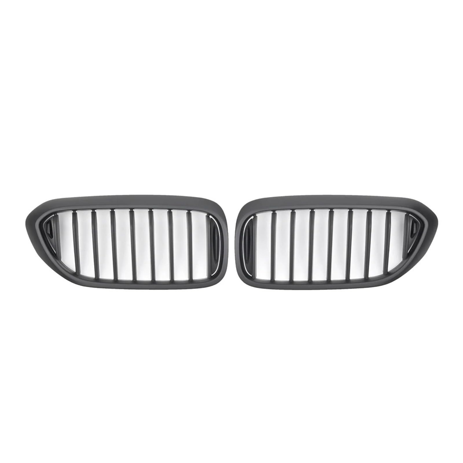 Kühlergrill Grill Vordere Nierengitter Für 5er-Serie Für G30 Für G31 Für G38 Für 530i Für 540i Für 550i 2017 2018 2019 2020 Diamant-Stil Doppellamellengitter Grill Kühlergrill Vorne(Single-Matte Black von BIISVM