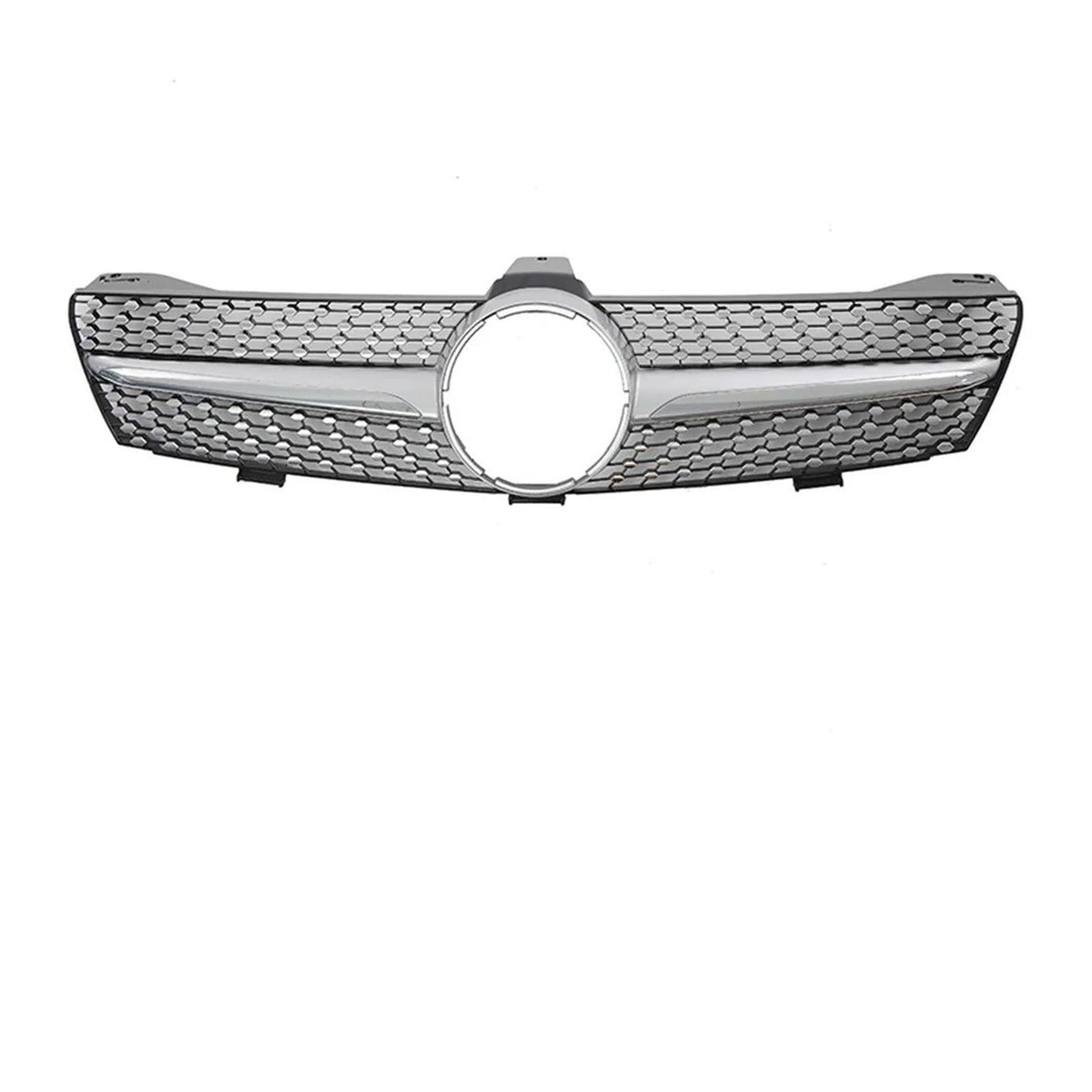 Kühlergrill Grill Vorderer Glänzender Renngrill Für Für Benz Für CLS Für W219 Für CLS350 Für CLS500 2005–2008. Stoßstangengitter Im Diamant-Stil Grill Kühlergrill Vorne(Diamonds-Silver) von BIISVM