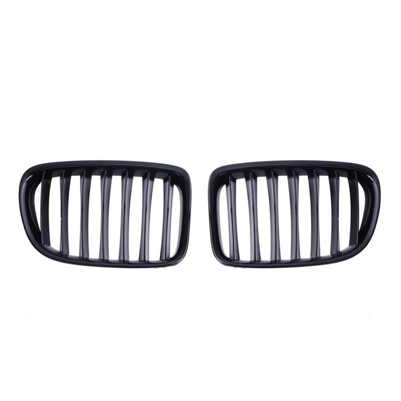 Kühlergrill Grill Vorne Glanz Schwarz Nieren Sport Gitter Haube Grill Für E84 Für X1 2010 2011 2012 2013 2014 2015 Auto Styling Grill Kühlergrill Vorne von BIISVM