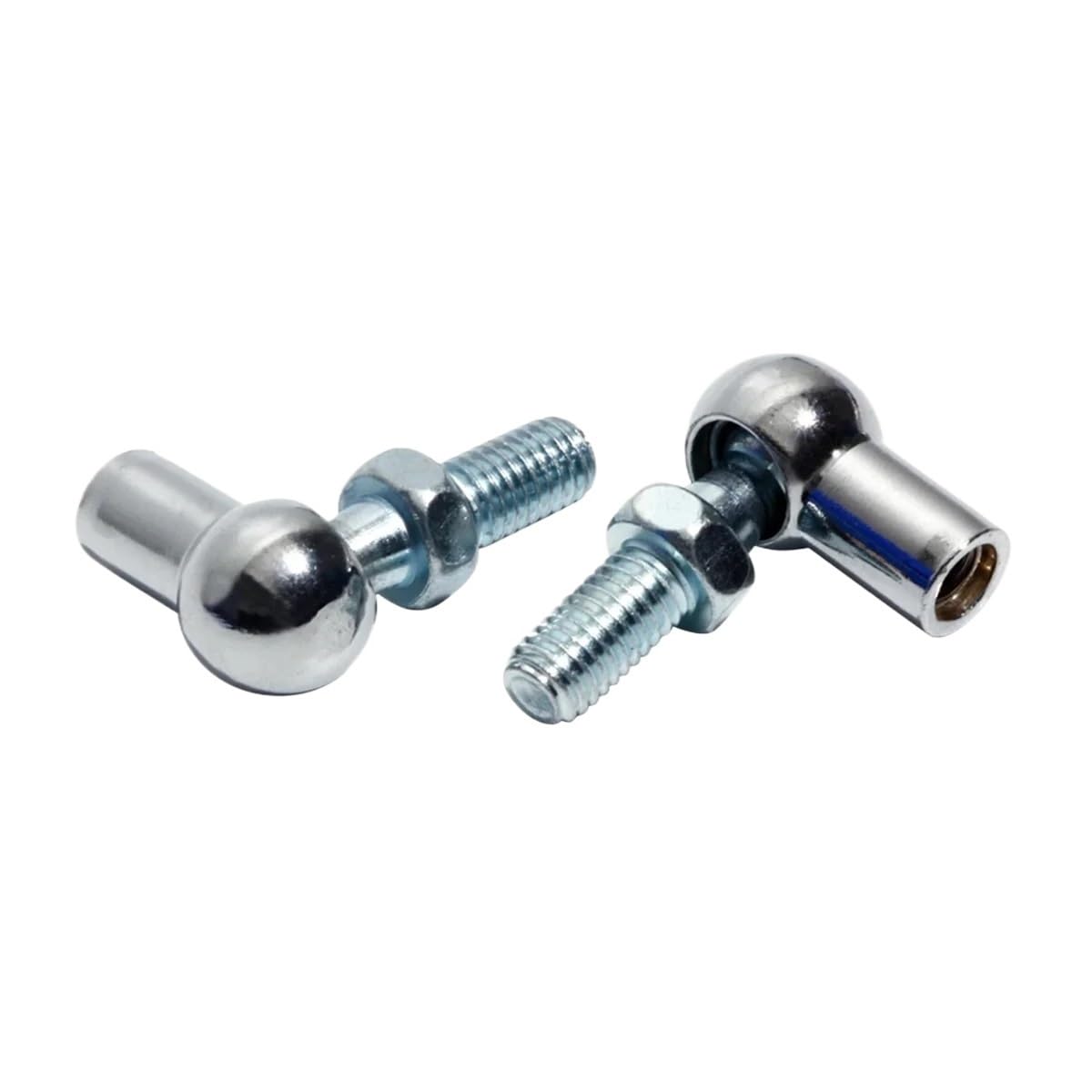 Motorhauben Gasfeder 2 Stücke M6/M8 Universal Gasdruckfeder Stangenende Passend Kugelbolzen Für Auto Front Motorhaube Kofferraum Home Stecker Gelenkventil Gewindekopf Gasdruckfedern Motorhaube(A) von BIISVM