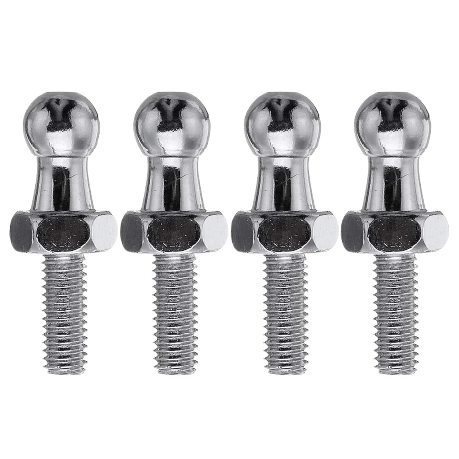 Motorhauben Gasfeder Menge (4) Universal 10mm M6 M8 Kugelbolzen Schraube Gasfeder Hubstütze Kugelgelenk Gewinde Endet Fitting Gasdruckfedern Motorhaube(M6(6mm) 4PCS) von BIISVM