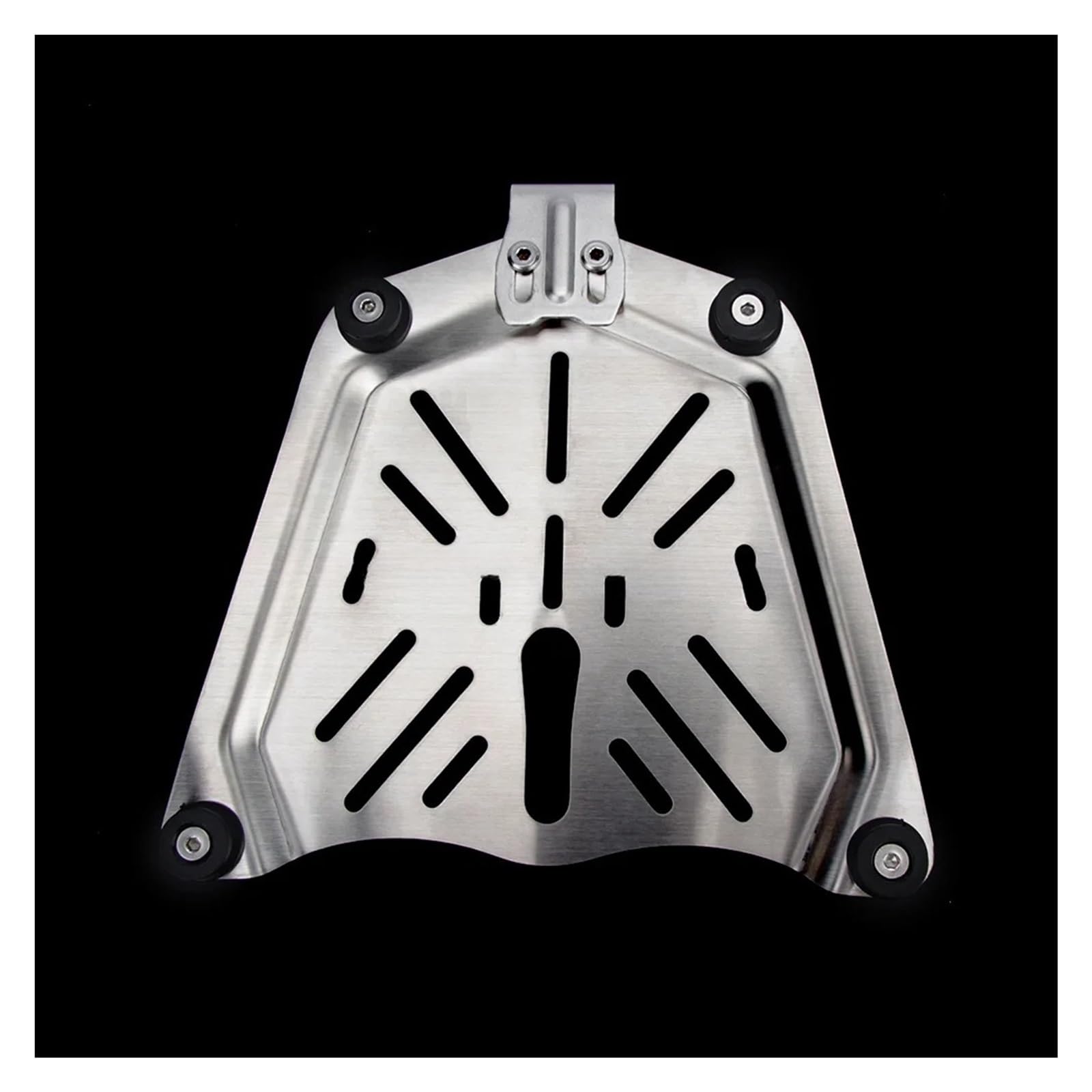 Motorrad Gepäckträger Hinten 28L/45L/55L/80L/85L/100L Verstärkte Hinten Regal Modifikation Racks Gepäckträger Universal Motorrad Zubehör Liefert Motorrad Gepäckträger(45L Stainless Steel) von BIISVM