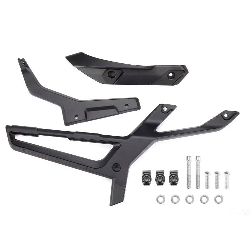 Motorrad Gepäckträger Hinten Für Can-Am Für Ryker 600 900 Sport Für Ryker Für Rally Für Edition 219400856 Aluminium Satteltaschenträger Schwarz Gepäcktaschenträger-Kit Motorrad Gepäckträger von BIISVM