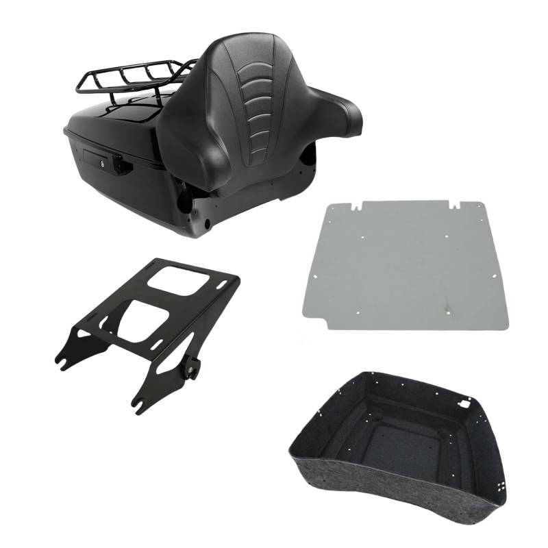 Motorrad Gepäckträger Hinten Motorrad King Pack Stamm Gepäckträger Platte Für Tour Für Pak Für Touring Für Road Für King Für Electra Für Glide Für Road Für Glide 2014-2024 Motorrad Gepäckträger(C) von BIISVM