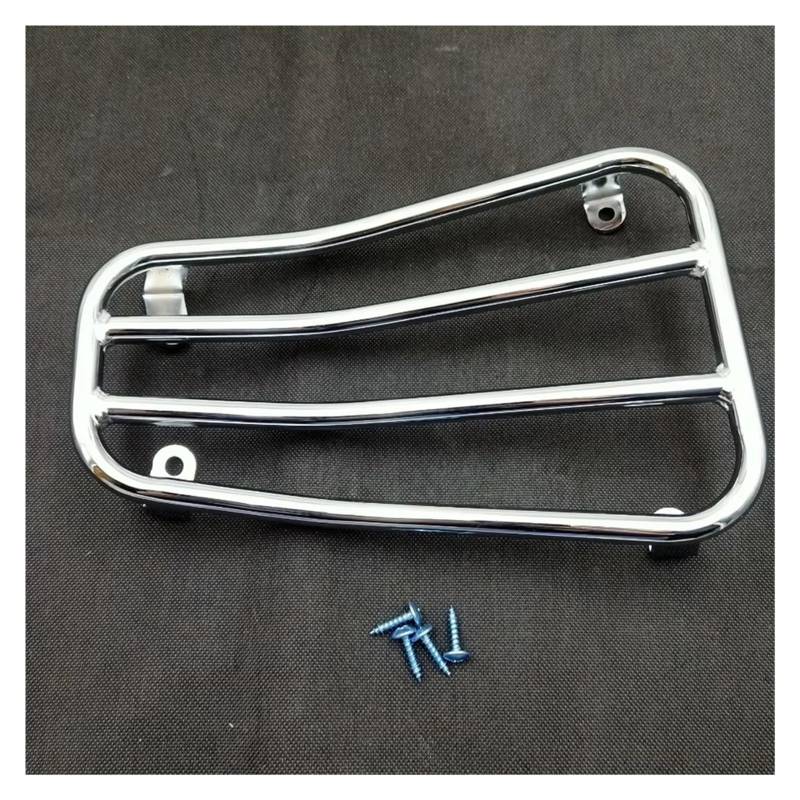 Motorrad Gepäckträger Hinten Motorrad Zubehör Fuß Pedal Gepäck Rack Halterung Halter Für Piaggio Für Vespa GTS 300 GTS300 GTS-300 2017 2018 2019 2020 2021 Motorrad Gepäckträger(Chrom) von BIISVM