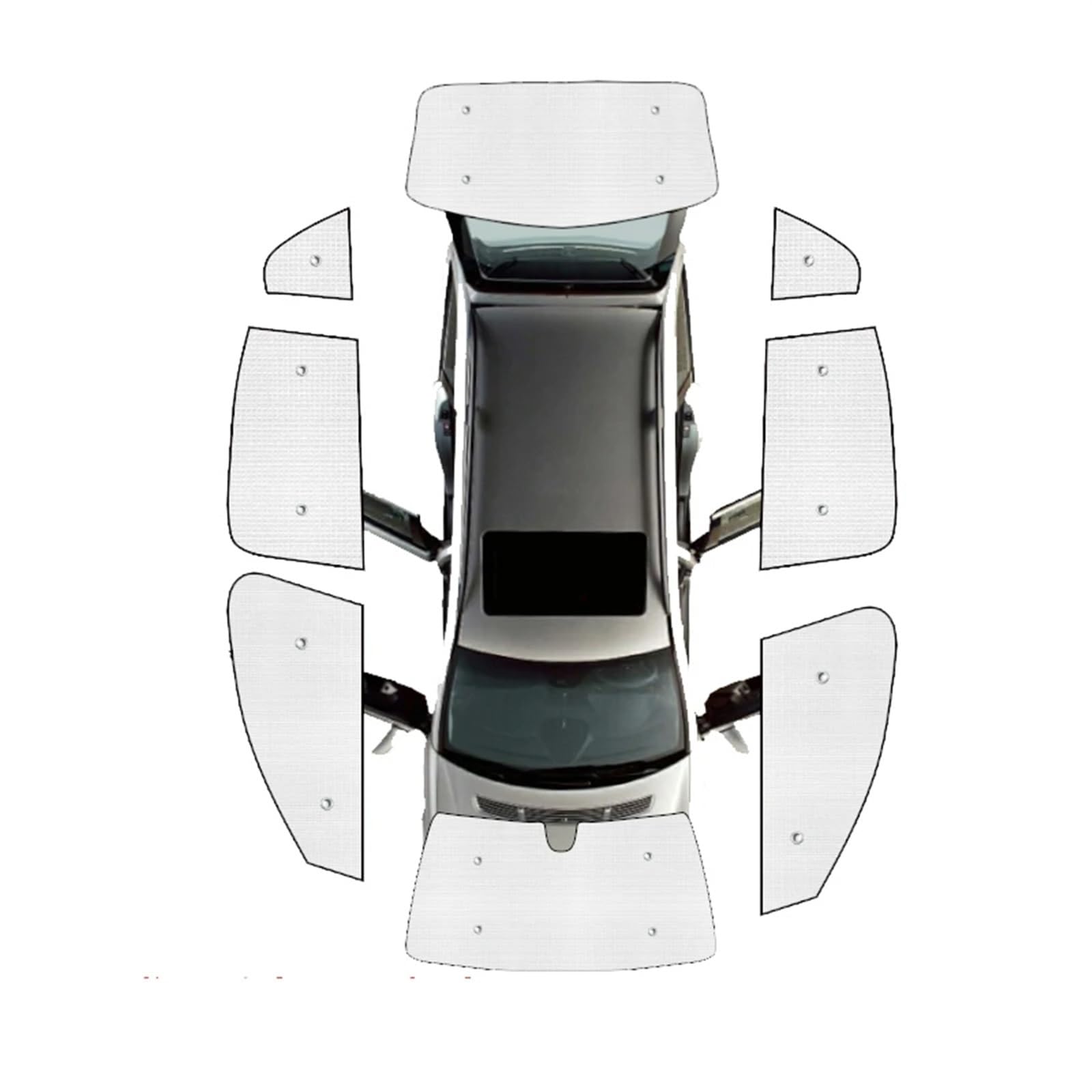 Sonnenblende Autofenster Auto-Sonnenschutz-Abdeckungen Für Peugeot 3008 P84 16 2017 2018 2019 2020 2021 2022 2023 2024 Windschutzscheibe Sonnenschutz Fensterabdeckung Visiere Sonnenschutz Auto(All Sun von BIISVM