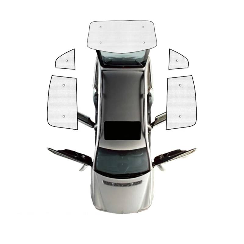 Sonnenblende Autofenster Vollständige Abdeckung Sonnenschirme Auto Sonnenschutz Windschutzscheiben Seite Fenster Visier Zubehör Für Odyssey RC1 RC2 2014-2019 Sonnenschutz Auto(Rear sunshades) von BIISVM