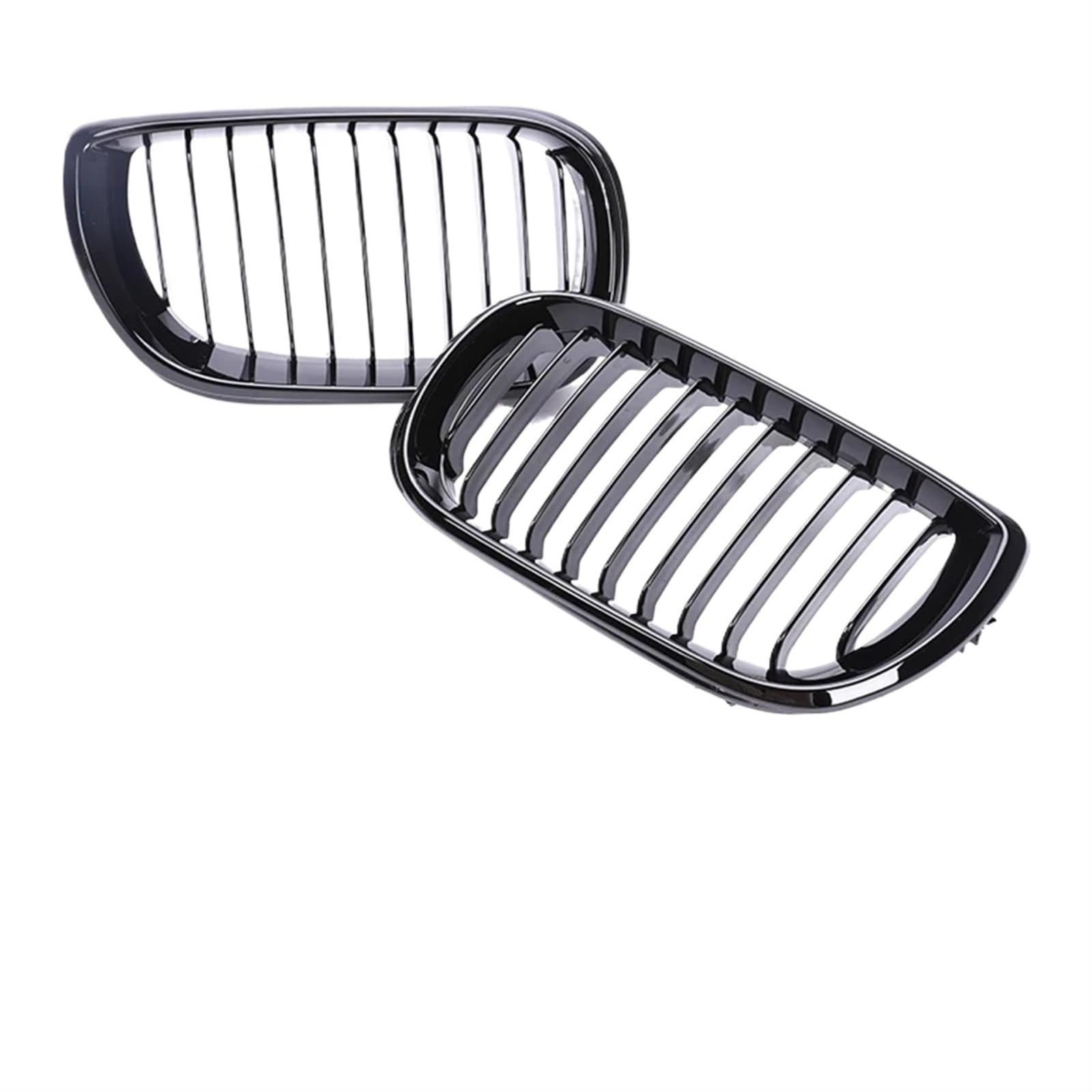 Sport Kühlergrill 2/4 Türen Grill Für 3er E46 2002 2003 2004 2005 Frontstoßstange Niere Armaturenbrett Air Center Racing Schwarz Chrom Grill Haube Teile Auto Kühlergrill(4-Single Black 02-05) von BIISVM