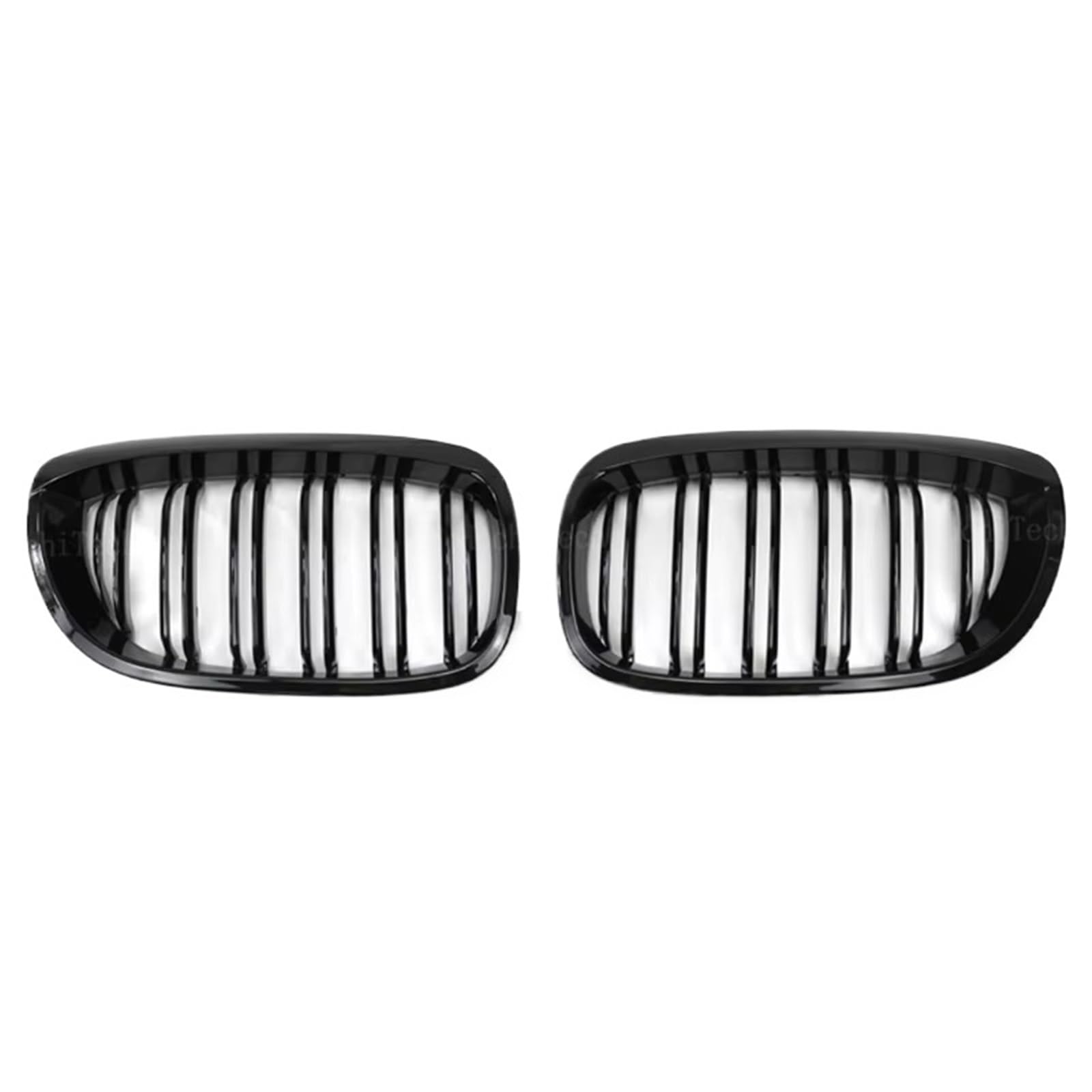 Sport Kühlergrill 2 Slat Line Glänzend Schwarzer Racing-Grill Für E46 Coupe Cabrio 325Ci 330Ci LCI 2-Türer 2003 2004 2005 2006, Auto-Nierengrill-Frontstoßstange Auto Kühlergrill von BIISVM