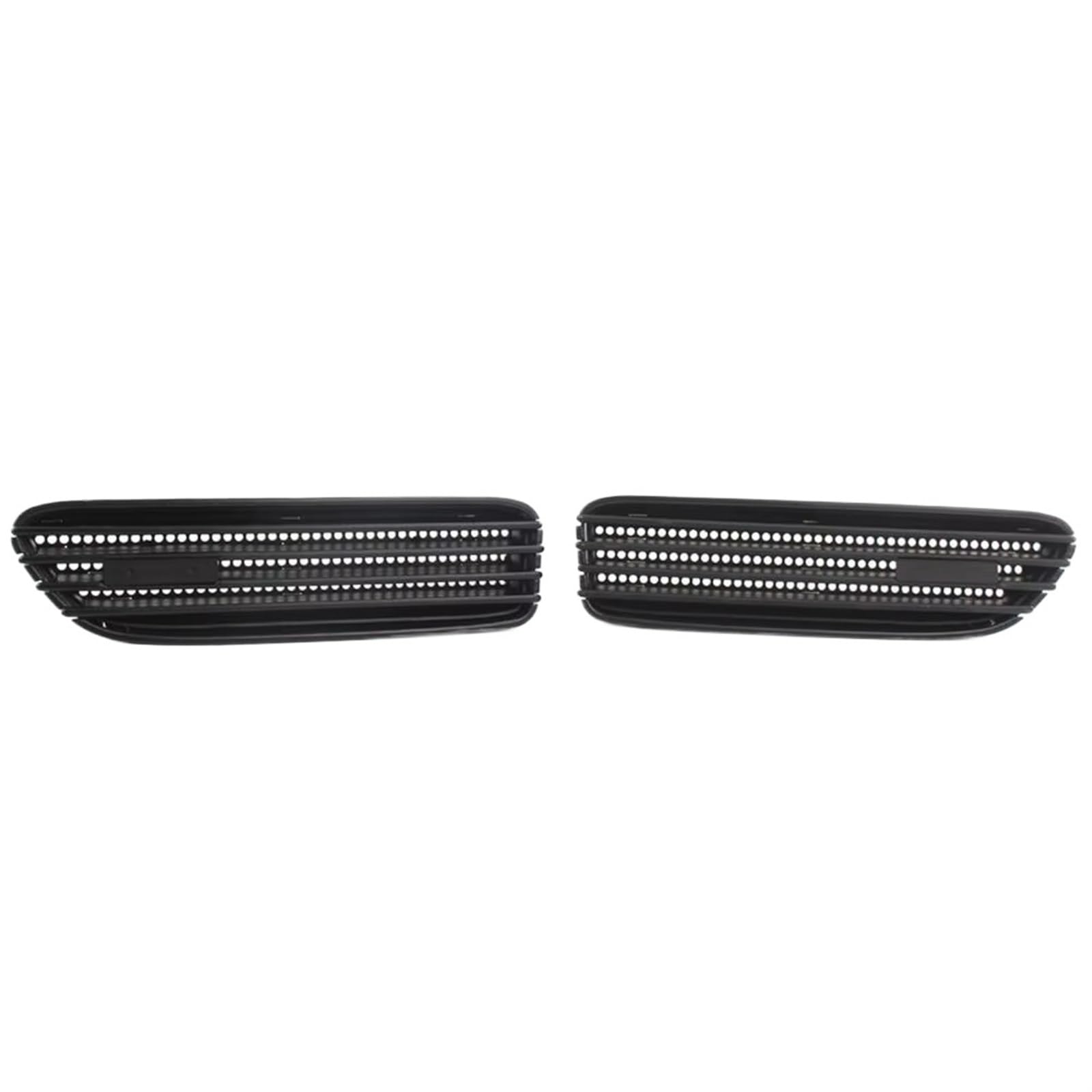 Sport Kühlergrill 2-teiliges Nützliches Seitenfender-Luftstrom-Entlüftungsgitter Korrosionsbeständig Kratzfest Schwarz Für 3er-Serie M3 E46 2001 2002-2005 2006 Auto Kühlergrill von BIISVM