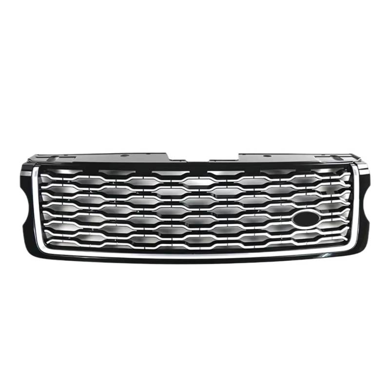 Sport Kühlergrill ABS Auto Vorderen Stoßfänger Grille Für Land Für Rover Für Range Für Rover Für Vogue L405 Upgrade 2013-2022 Mesh Grills Stil Zubehör Auto Kühlergrill(13-17 Silver Black) von BIISVM