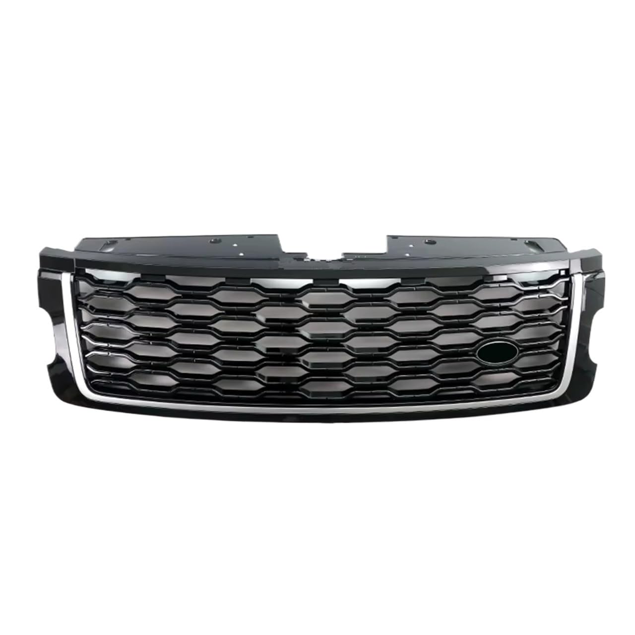 Sport Kühlergrill ABS Auto Vorderen Stoßfänger Grille Für Land Für Rover Für Range Für Rover Für Vogue L405 Upgrade 2013-2022 Mesh Grills Stil Zubehör Auto Kühlergrill(18-22 Black Silver) von BIISVM