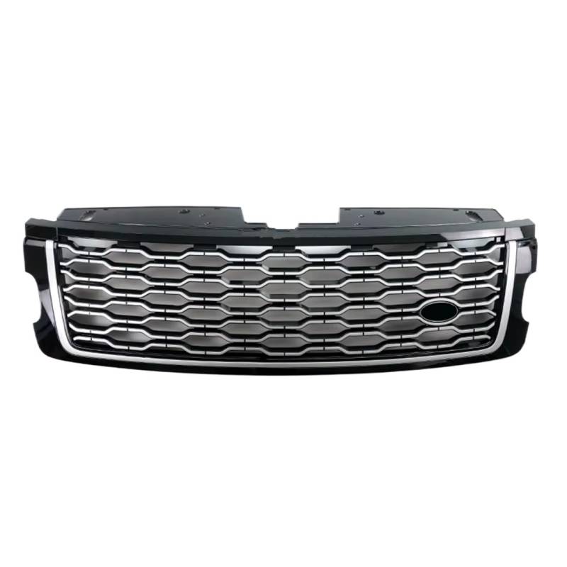 Sport Kühlergrill ABS Auto Vorderen Stoßfänger Grille Für Land Für Rover Für Range Für Rover Für Vogue L405 Upgrade 2013-2022 Mesh Grills Stil Zubehör Auto Kühlergrill(18-22 Silver Black) von BIISVM