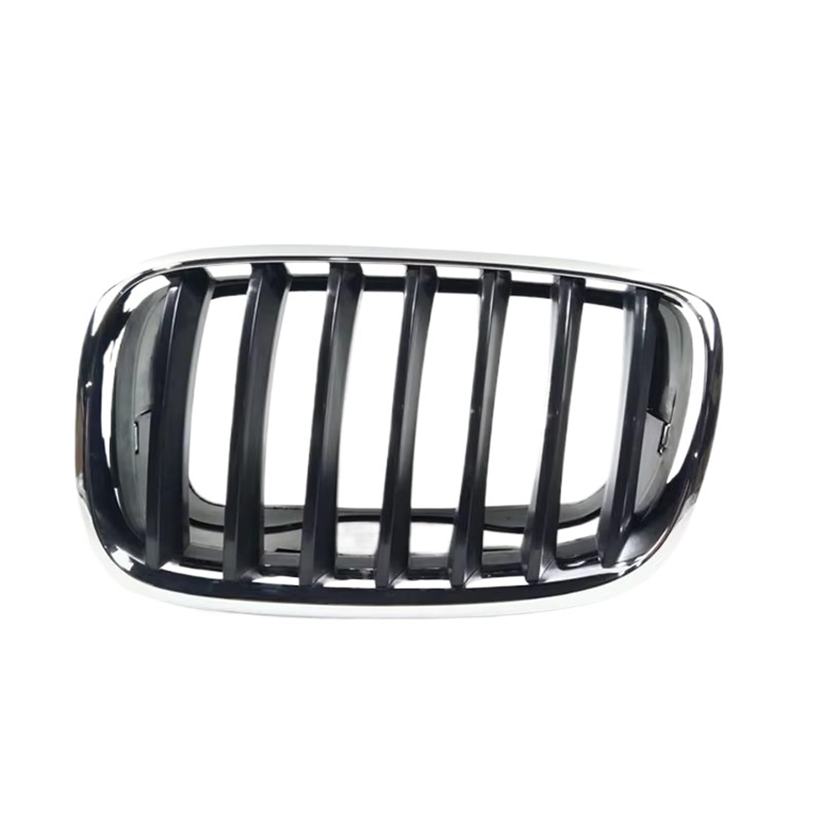 Sport Kühlergrill Auto Front Chrom Kühlergrill Kühlergrill 51137157688 51137157687 Für X5 E70 2006 2007 2008 2009 2010 2011 2012 2013 Auto Kühlergrill(Schwarze Linke) von BIISVM