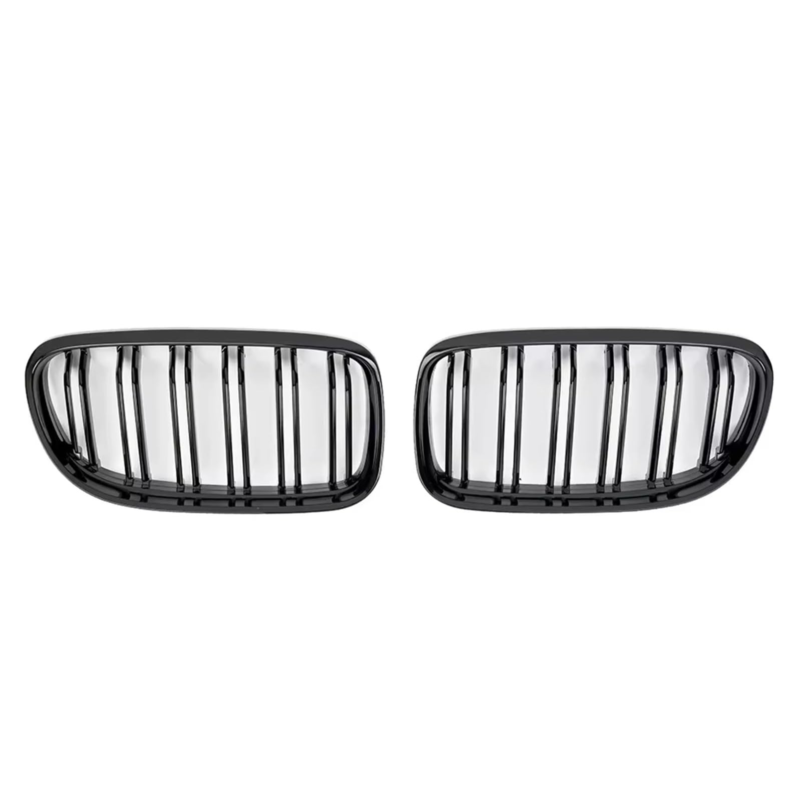 Sport Kühlergrill Auto Kühlergrill Grill Vorne Niere Glänzend 2 Linie Doppel Lamellen Auto Styling Für 3 Serie E90 E91 2008 2009 2010 2011 2012 Auto Kühlergrill(Glossy Black) von BIISVM