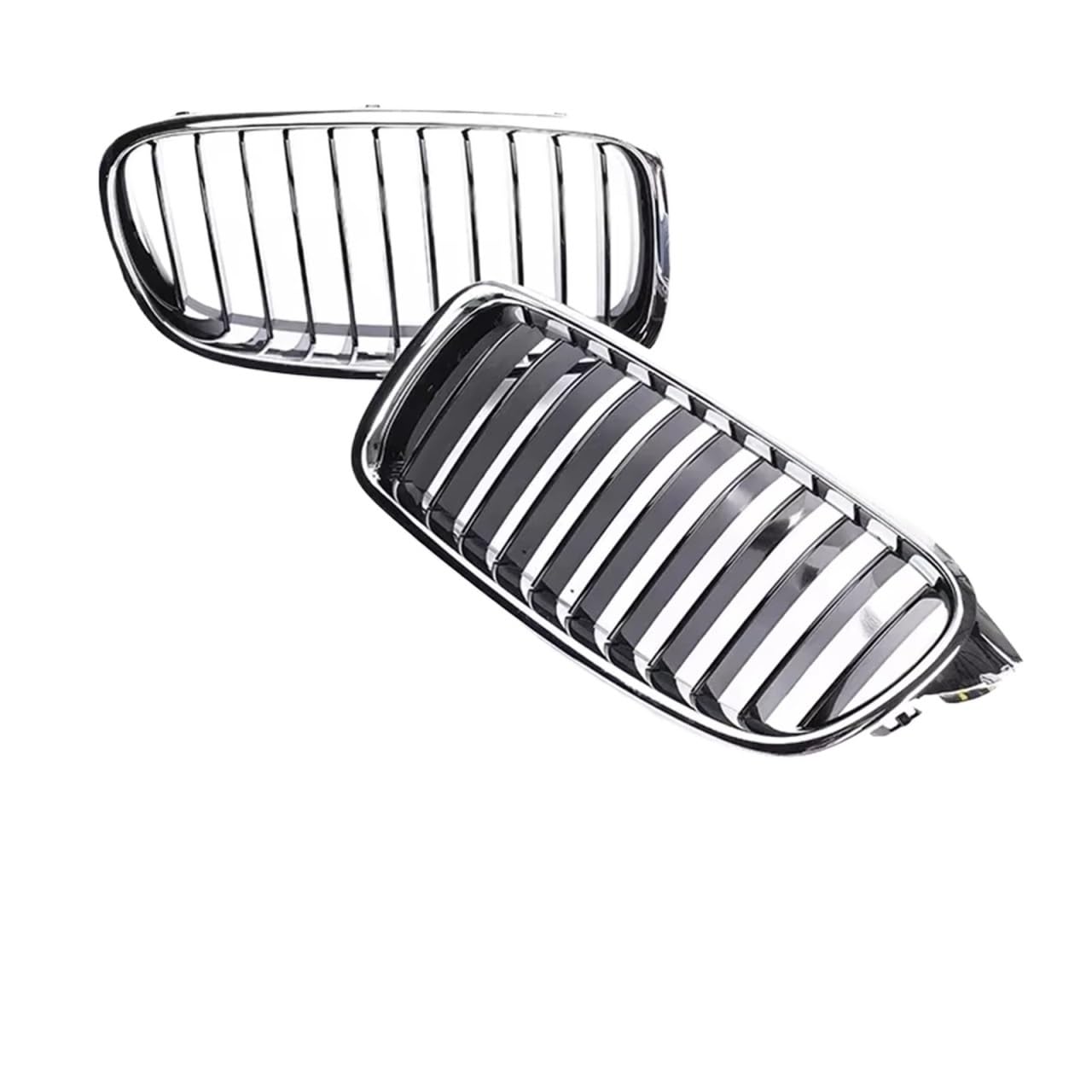 Sport Kühlergrill Chrome Diamond Stars Niereneinlass Unten Vorne Stoßstange Kühlergrill Für 3er F30 F31 F35 2012 2013 2014 2015 2016 2017 2018 2019 Auto Kühlergrill(Single 11 Chrome) von BIISVM