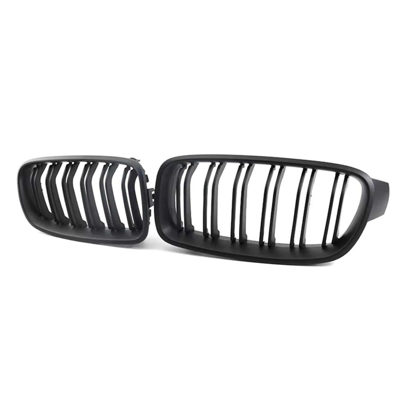 Sport Kühlergrill Front Niere Grille Dual Lamellen Grille Für 3 Serie F30 F31 F35 2012-2018 320i 325i Auto Styling Auto Zubehör Auto Kühlergrill(Matt Black) von BIISVM