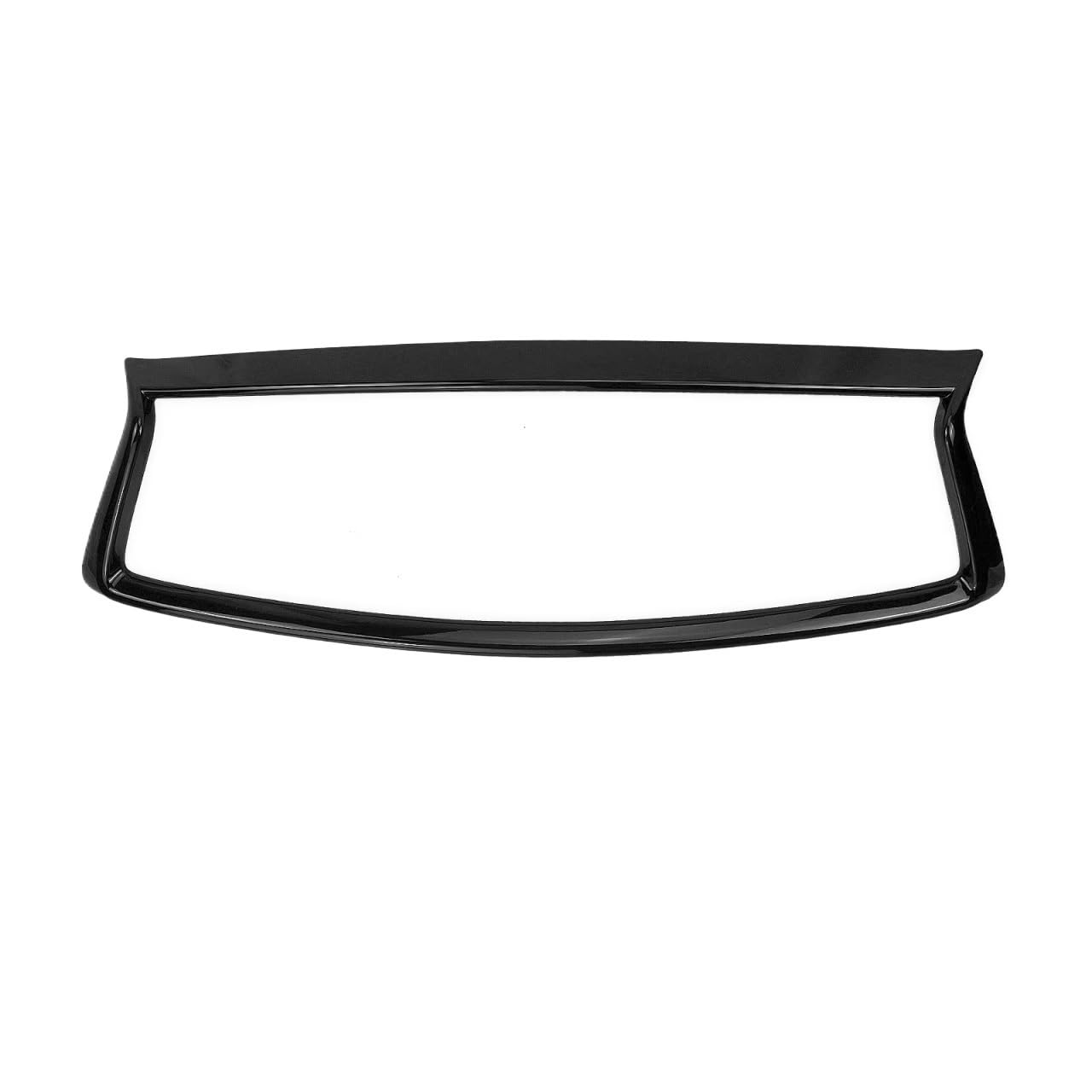 Sport Kühlergrill Front Overlay Grille Grill Trim Abdeckung Für Infiniti Q50 Q50S 2014 2015 2016 2017 Add On Oberen Stoßstange Haube Mesh Rahmen Lünette Streifen Auto Kühlergrill(Glossy Black) von BIISVM