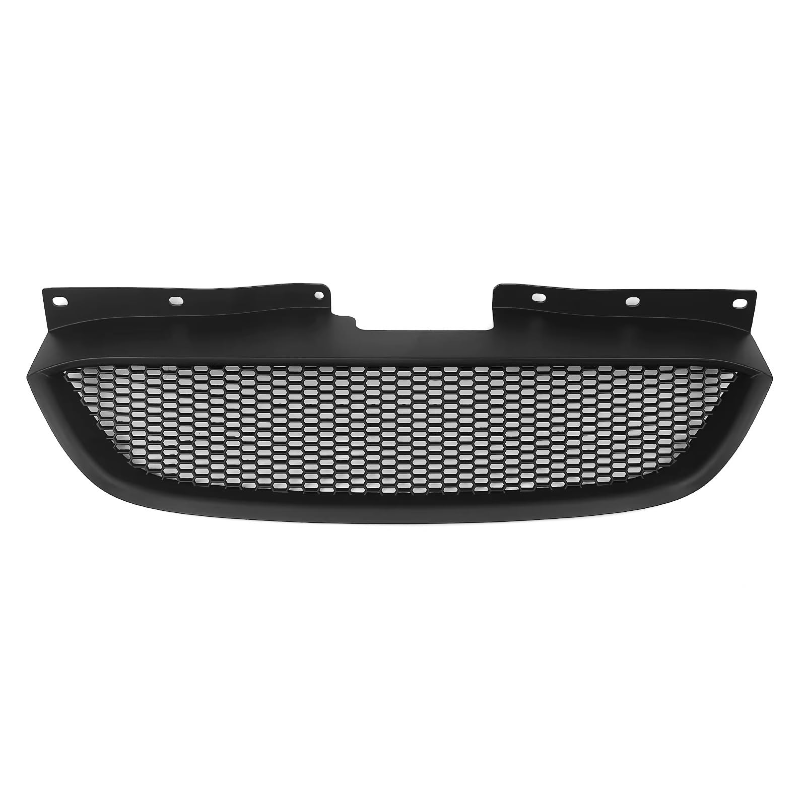 Sport Kühlergrill Frontgrill Grill Für Hyundai Für Genesis Für Coupe 2008 2009 2010 2011 2012 Honeycomb Stil Carbon Faser Schwarz Oberen Stoßstange Haube Mesh Auto Kühlergrill(Matt-schwarz) von BIISVM