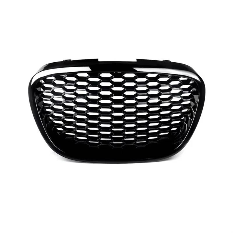 Sport Kühlergrill Fronthaubengrill Für SEAT Für Leon MK2 1P1 2006 2007 2008 2009 Schwarzer Frontwabengrill Mesh Sport Racing Grills Auto Kühlergrill(Glossy Black) von BIISVM