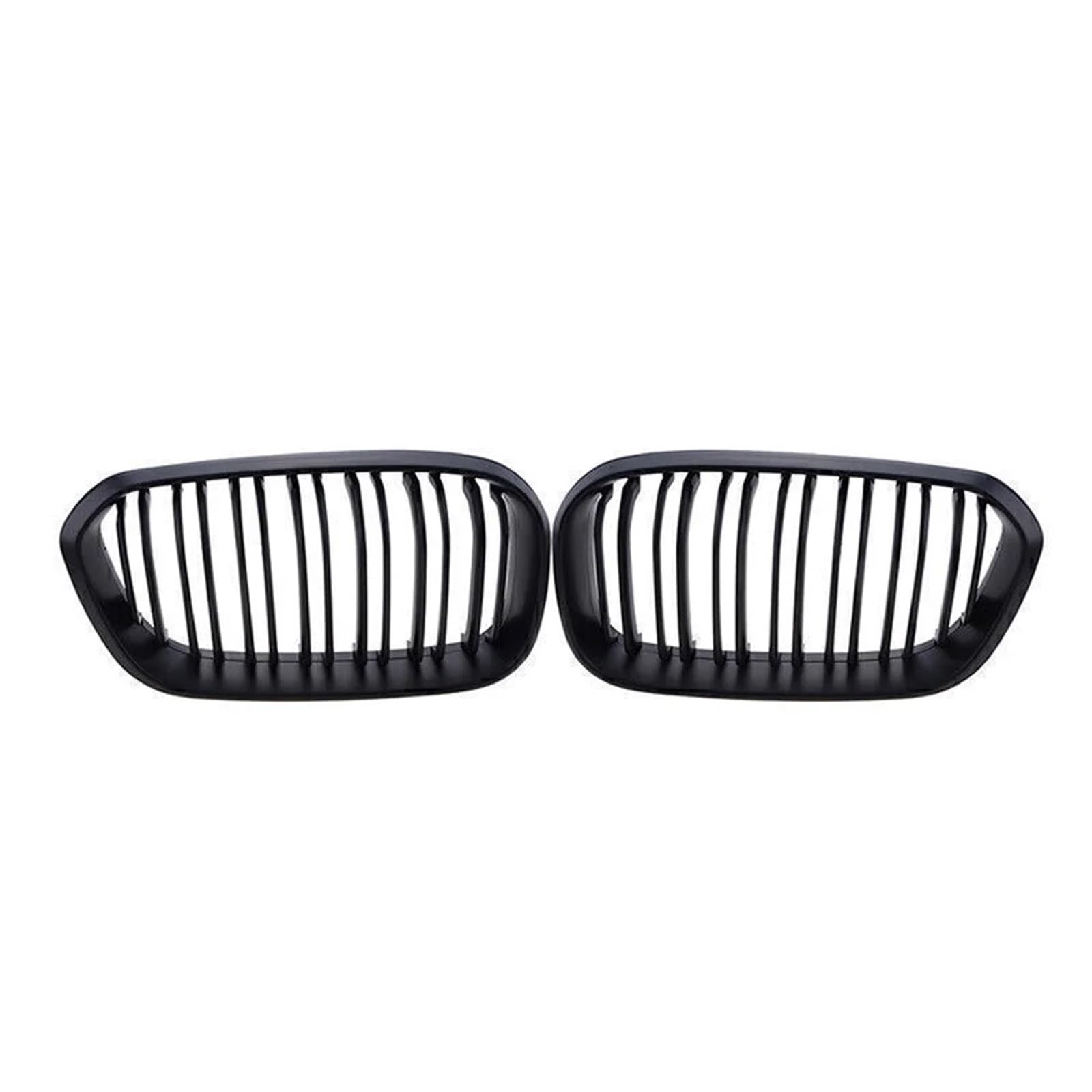 Sport Kühlergrill Frontstoßstange Nierengitter Kühlerschutzgitter Leistung Autozubehör Für 1er F20 F21 M140i 2015 2016 2017 2018 2019 2020 Auto Kühlergrill(Double-Matte Black) von BIISVM