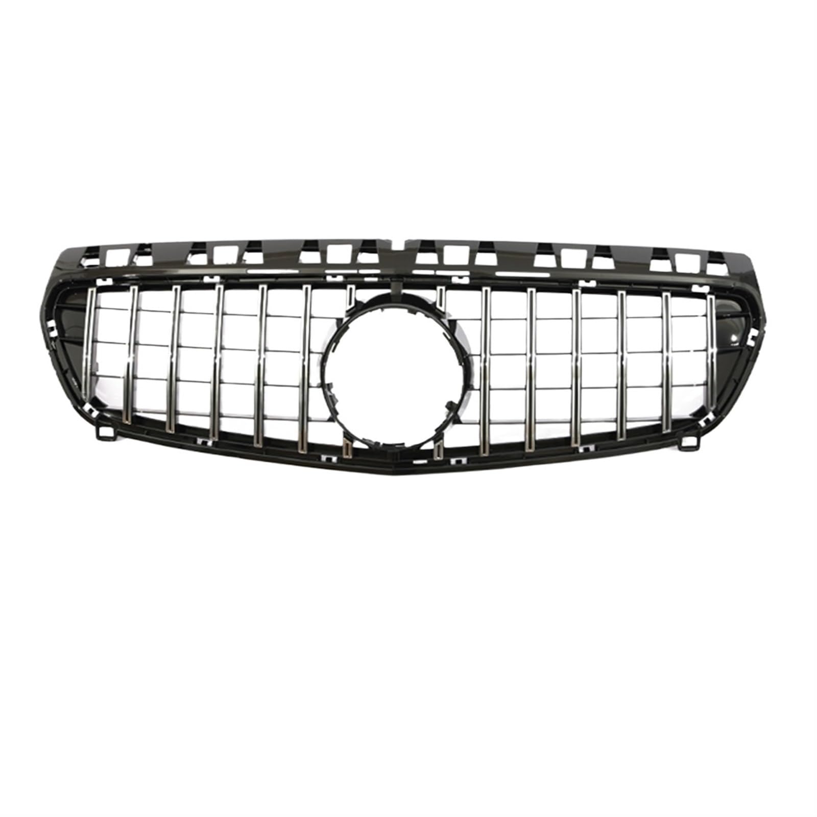 Sport Kühlergrill Frontstoßstange Schwarz Silber A45 Stil Für AMG Für GT Kühlergrill Für Benz A Klasse W176 A35 A180 A200 A250 A260 2013 2014 2015 2016 2017 2018 Auto Kühlergrill(13-15 GT Chrome) von BIISVM