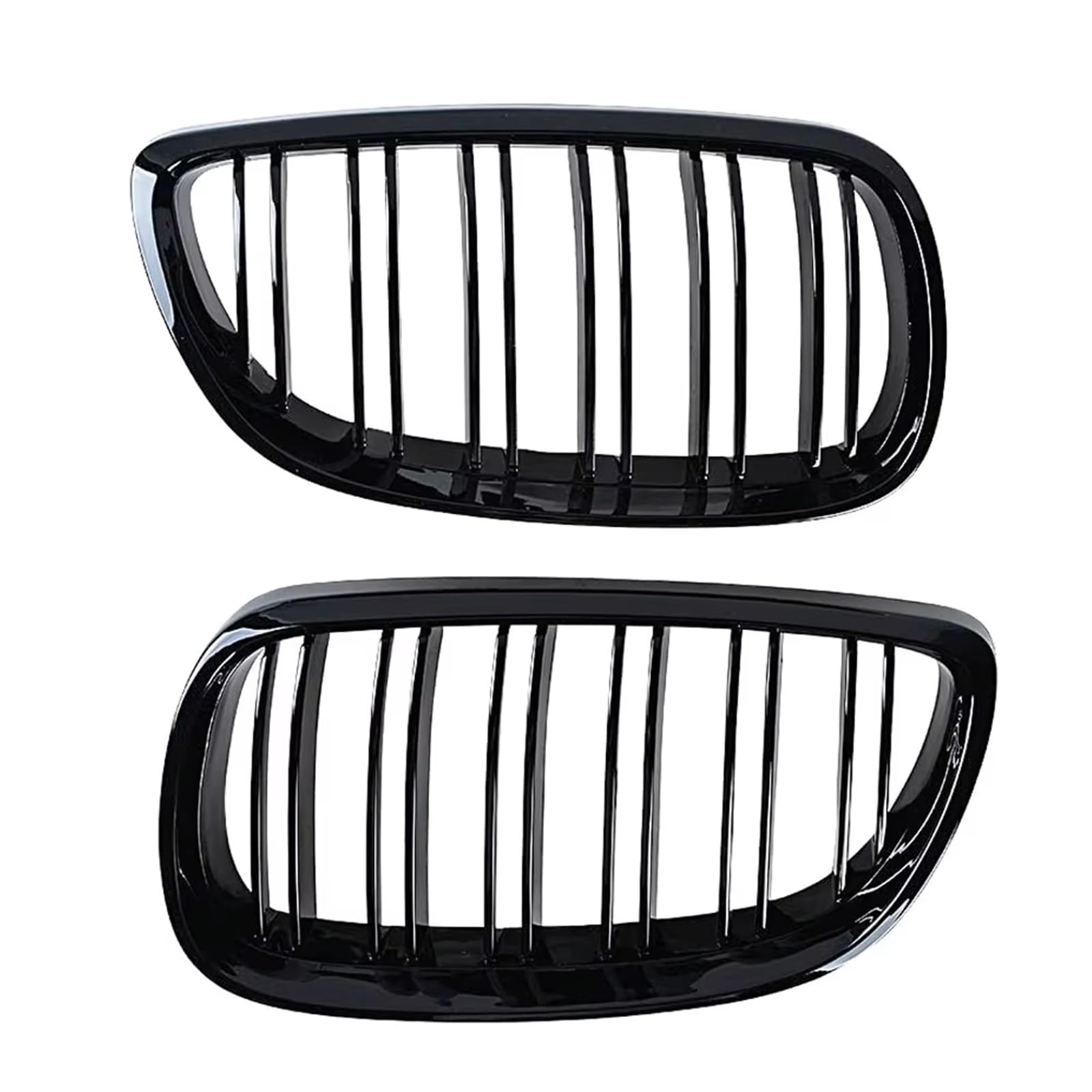 Sport Kühlergrill Frontstoßstangen-Nierengrill Glänzend Schwarz Dual-Line-Grill Auto-Styling Renngitter Ersatzteil Für E92 E93 M3 2006 2007 2008 2009 Auto Kühlergrill von BIISVM