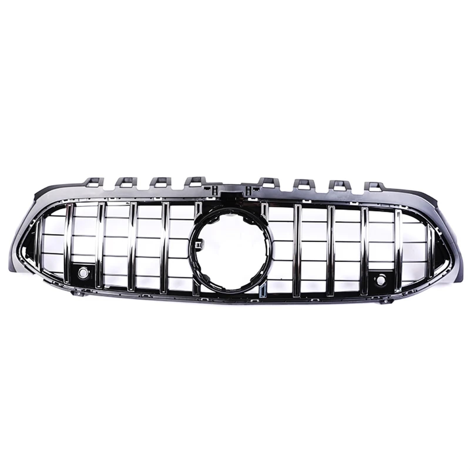 Sport Kühlergrill Frontstoßstangengrill GT Diamond Black Silver Grille Für Benz A-Klasse V177 W177 Für AMG A35 A45 A200 A180 A260 Auto Kühlergrill(12 GT Chrome) von BIISVM