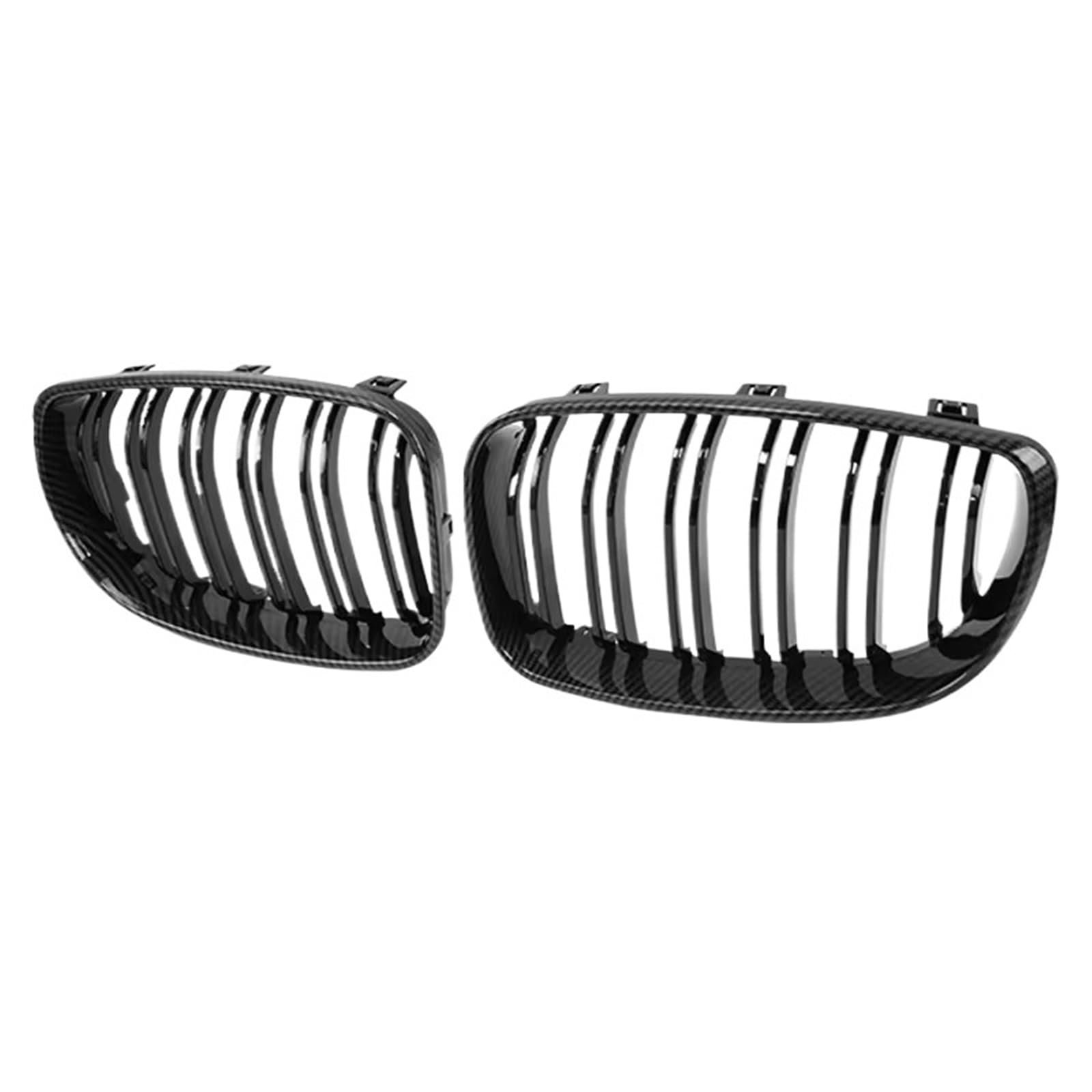 Sport Kühlergrill Für E81 E87 E82 E88 128I 130I 135I 2008 2009 2010 2011 Carbon Fiber Racing Grill Auto Front Gitter Stoßstange Haube Niere Grille ABS Auto Kühlergrill(Kohlefaser) von BIISVM