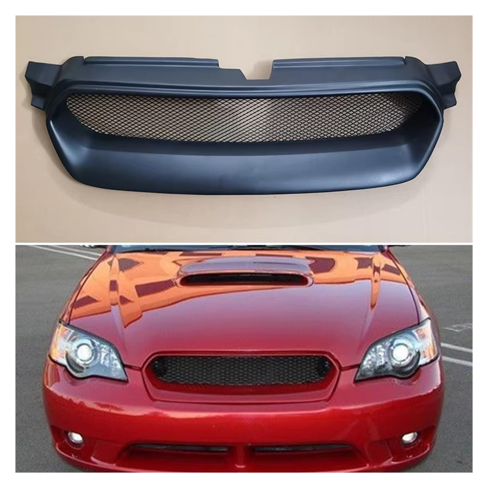 Sport Kühlergrill Für Subaru Für Legacy Für Outback 2005 2006 2007 Racing Grille Redesign Front Stoßstange Grill Body Kit Zubehör Auto Kühlergrill von BIISVM