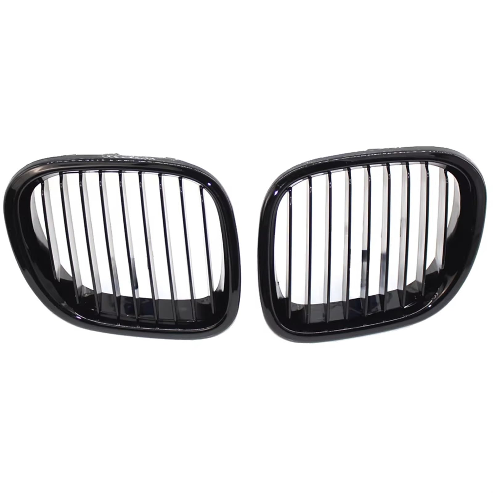 Sport Kühlergrill Für Z3 1996 1997 1998 1999 2000 2001 2002 51138412950 51138412949 Autotyp 1 Paar Frontgrill Schwarz Links Rechts Seitengrill Auto Kühlergrill(Gloss Black) von BIISVM