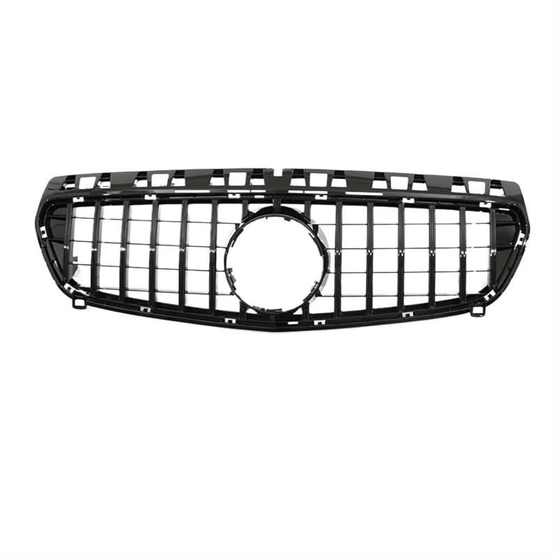 Sport Kühlergrill GT Panamerican Style Frontstoßstangengrill Für Benz A-Klasse W176 A35 A180 A200 A250 A260 2013 2014-2018 Silberfarbener Schwarzer Kühlergrill Auto Kühlergrill(GT Black 13-15) von BIISVM