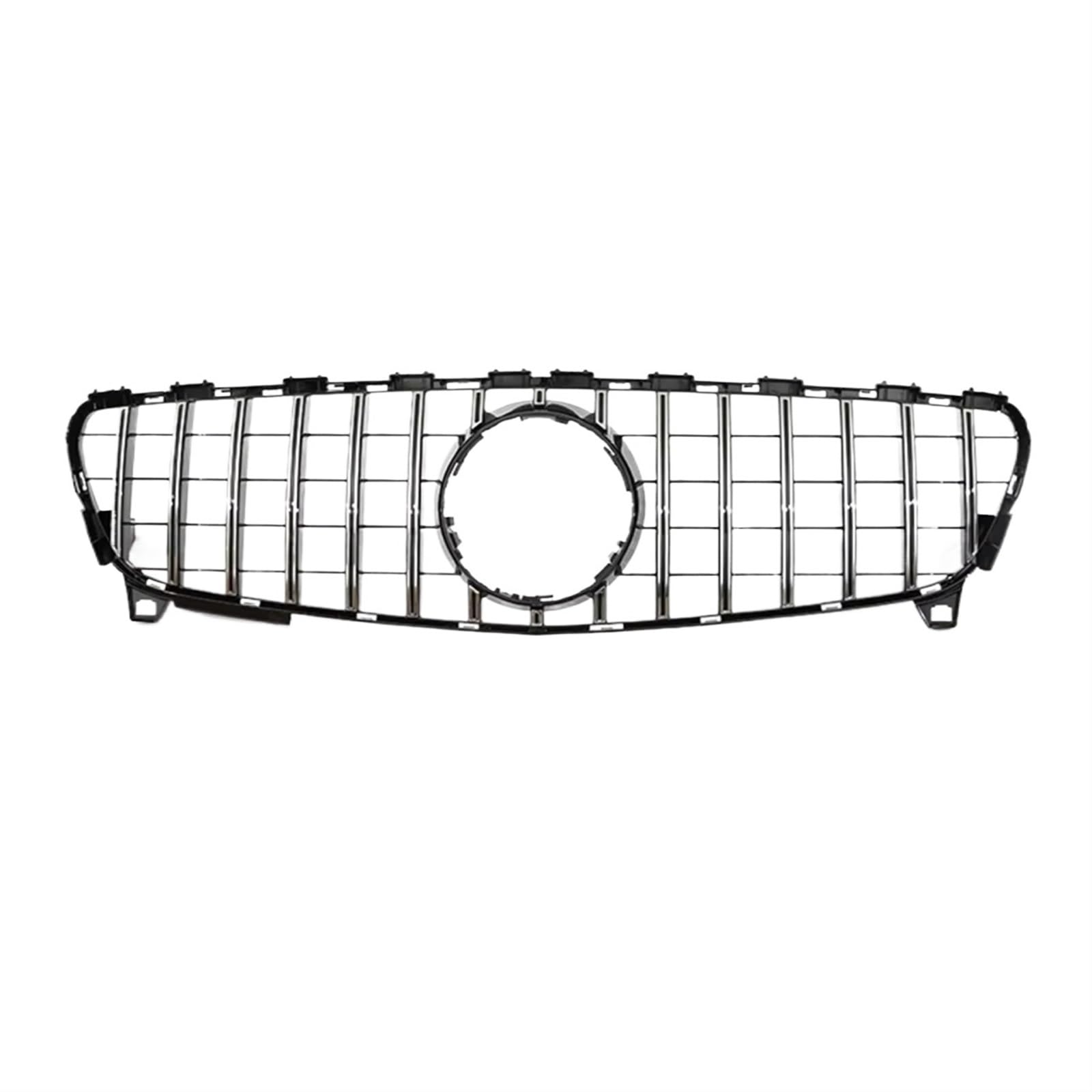 Sport Kühlergrill GT Panamerican Style Frontstoßstangengrill Für Benz A-Klasse W176 A35 A180 A200 A250 A260 2013 2014-2018 Silberfarbener Schwarzer Kühlergrill Auto Kühlergrill(GT Sliver 16-18) von BIISVM