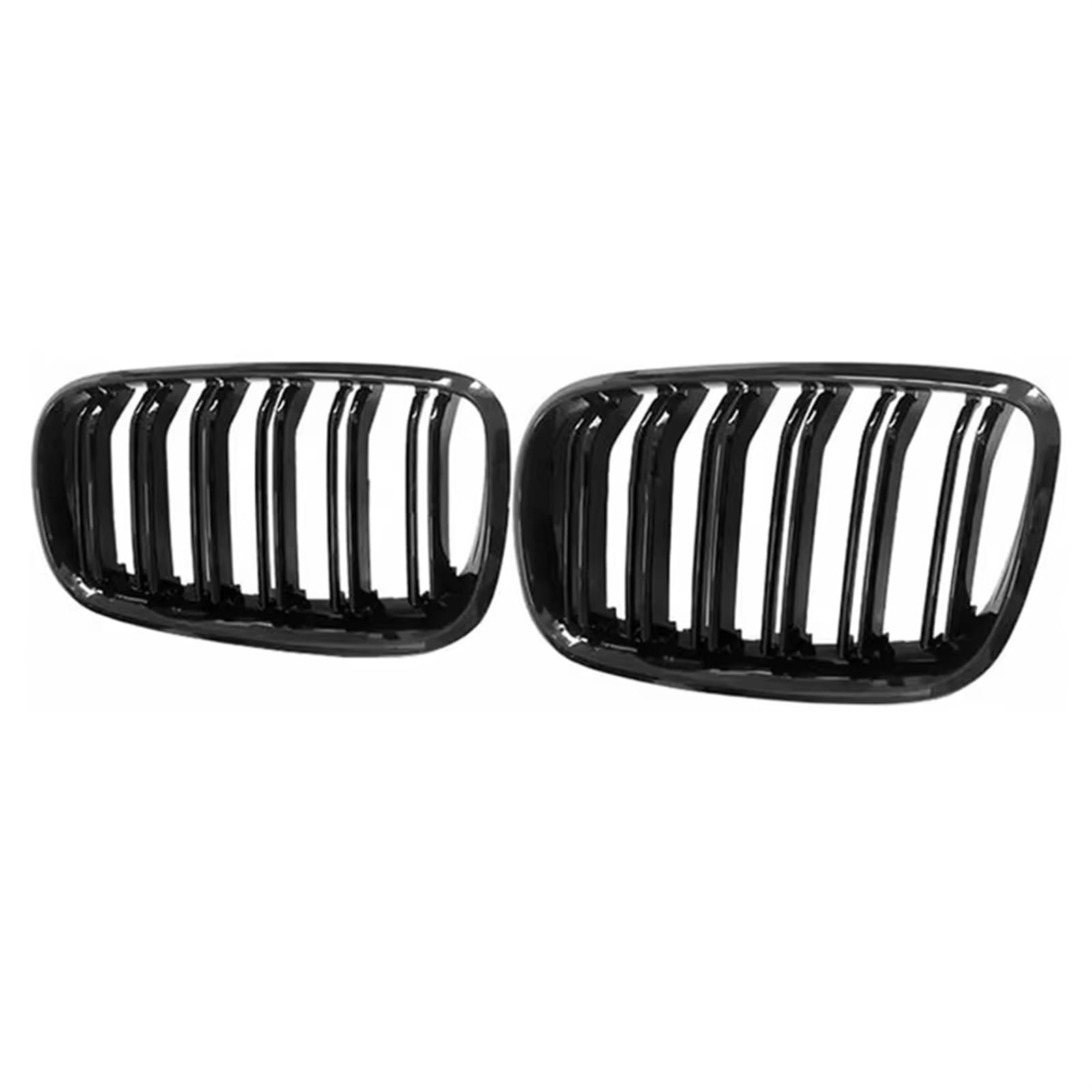 Sport Kühlergrill Glänzend Schwarze Auto-Stoßstangen-Nierengitter-Frontgrill-Doppellamellengitter Für X5 X6 E70 E71 2008 2009 2010 2011 2012 2013 Auto Kühlergrill von BIISVM