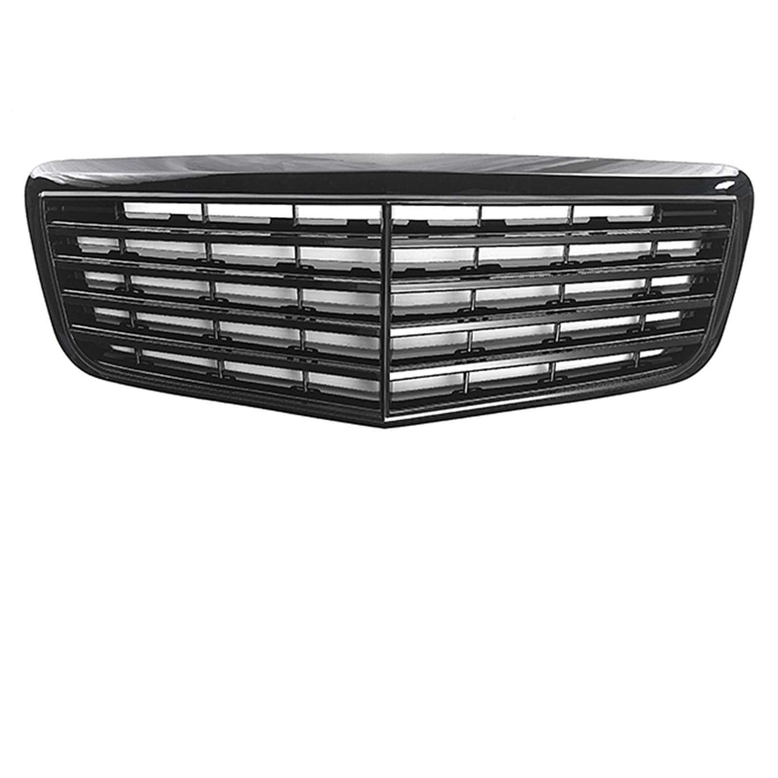 Sport Kühlergrill Glänzendes Schwarz Für AMG Style Front Racing Grille Für Benz EKlasse W211 E320 E350 E500 E63 2003–2009 Für GTR Style Bumper Grilles Auto Kühlergrill(A-Black 07-09) von BIISVM