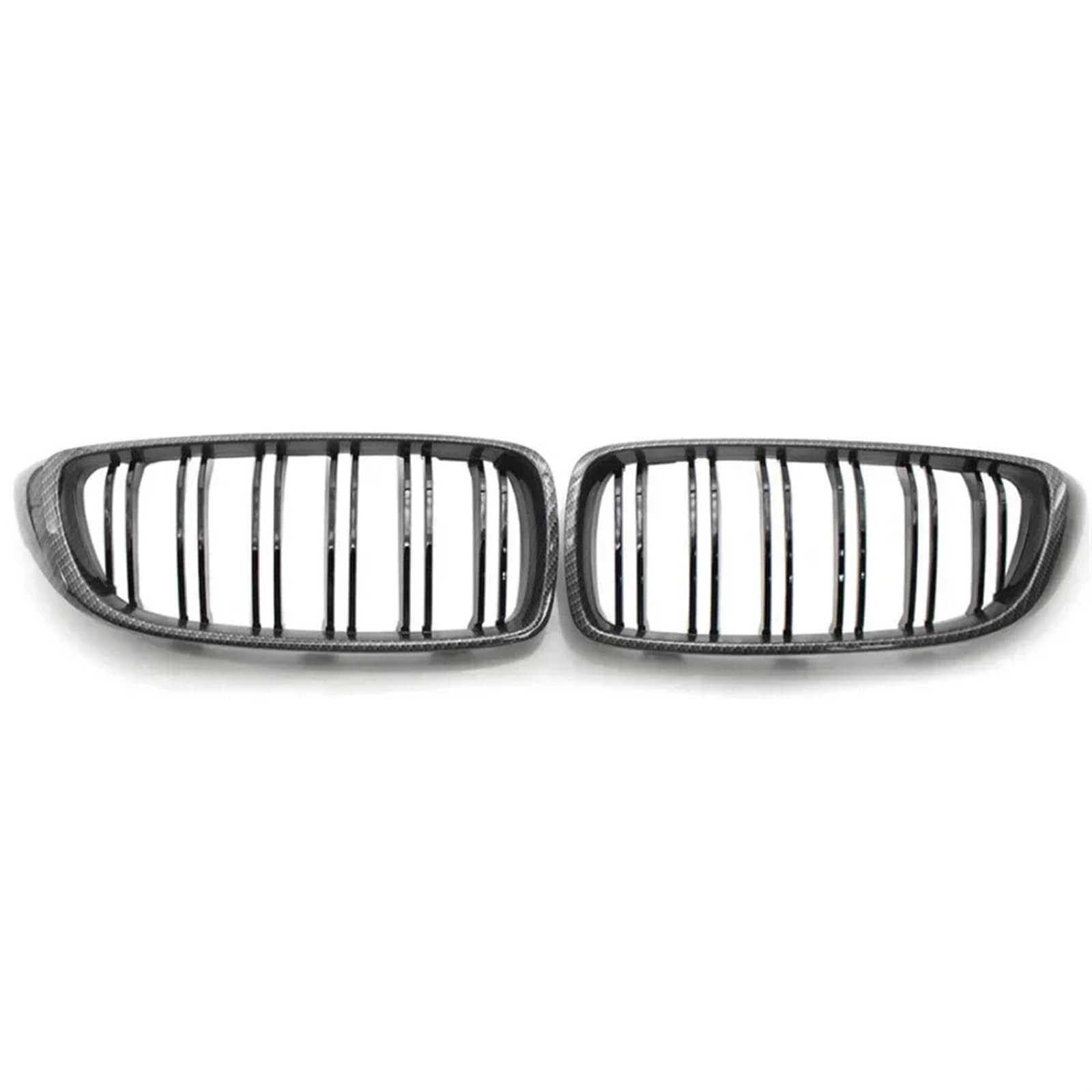 Sport Kühlergrill M4 Frontschürze Niere Facelift Grill Für 4 Serie F32 F33 F36 F80 F82 420i 428i 430i 2013-2019 Carbon Grille Zubehör Auto Kühlergrill(Carbon Look) von BIISVM