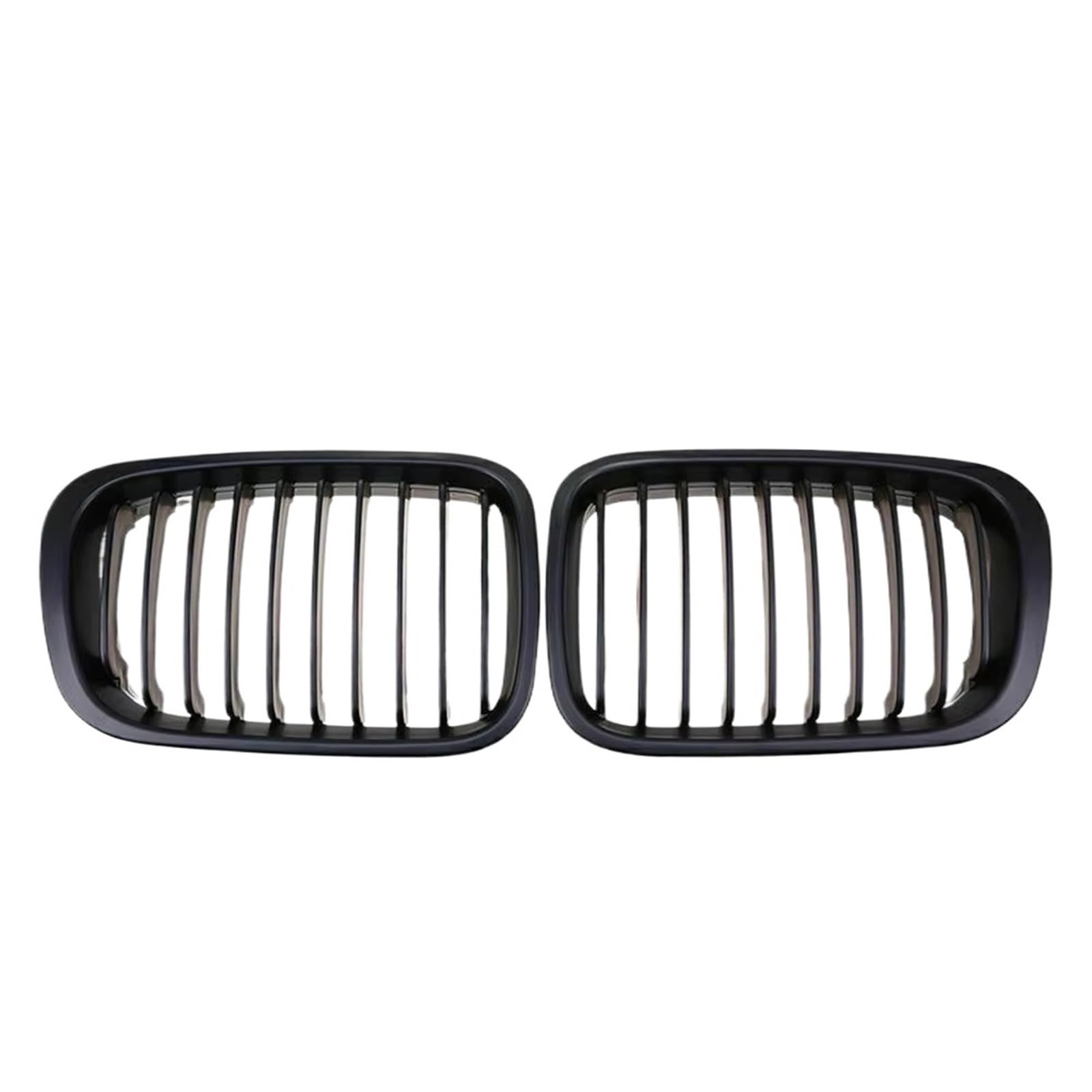 Sport Kühlergrill Obere Renngitter Im Single-Line-Stil Für E46 4-Türer 320i 323i 325i 328i 330i 1998 1999 2000 2001. Doppellinien-Frontstoßstangengrill Auto Kühlergrill(Double-Glossy Black) von BIISVM