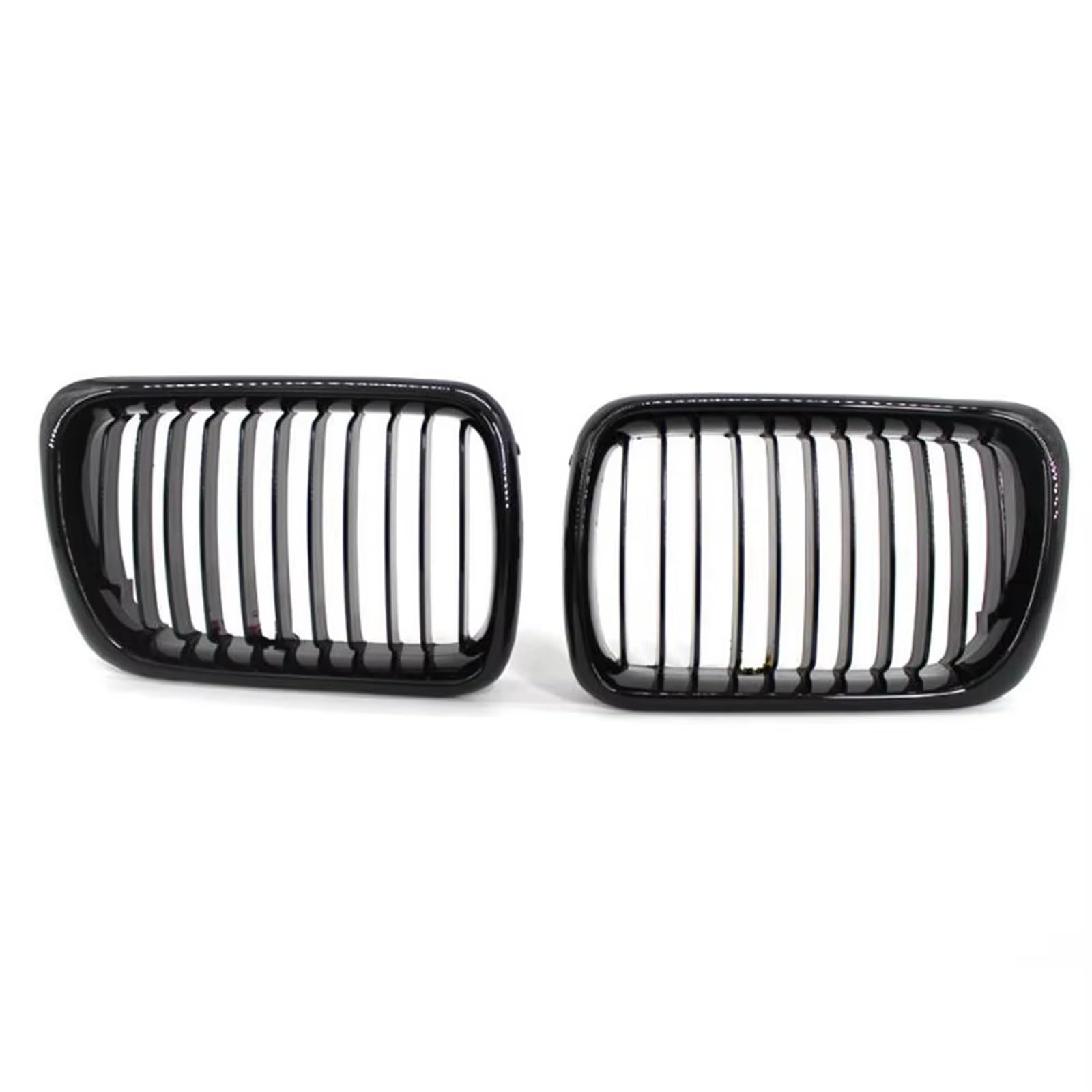 Sport Kühlergrill SCHWARZER E36-Kühlergrill ABS-Front-Ersatzhaube Nierengrill Für E36 318i 323i 325i 320i 328i 1997 1998 1999 Auto Kühlergrill(Gloss Black) von BIISVM