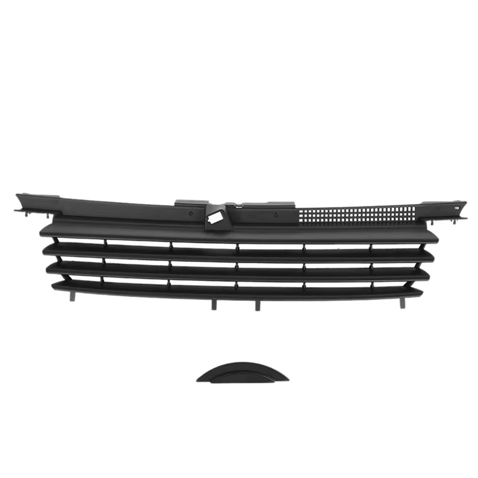 Sport Kühlergrill Schwarzer Autogrill Mattschwarzer Auto-Fronthaubengrill 1J5853655C Für VW Für Jetta Für Bora MK4 1999 2000 2001 2002 2003 2004 Auto Kühlergrill von BIISVM