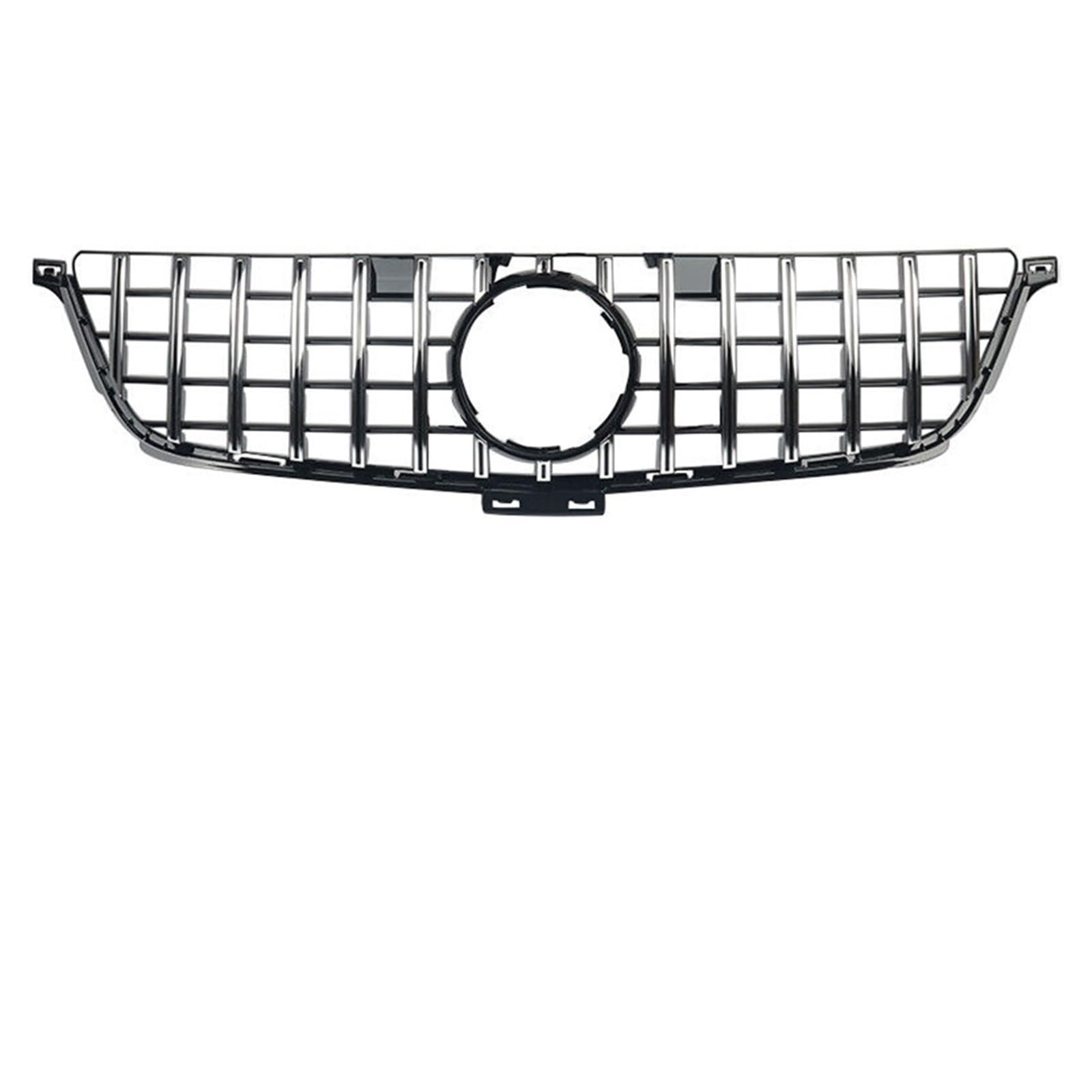 Sport Kühlergrill Vordere Renngitter Im Chrom-Silber-Diamanten-Stil. Vordere Renngitter Für Benz ML-Klasse W166 2012 2013 2014 2015 ML350 ML550 Auto Kühlergrill(GT-Chrome Silver) von BIISVM