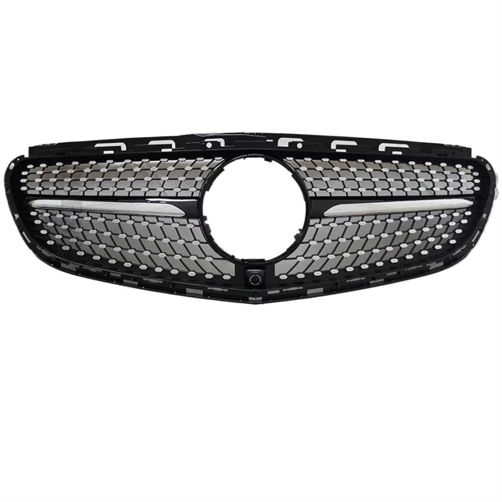 Sport Kühlergrill Vorderer Einlassgitter-Kühlergrill-Körpersatz GT-Diamant-Styling Für Benz E-Klasse W212 2009 2010 2011 2012 2013 2014 2015 Grill-Tuning-Zubehör Auto Kühlergrill(13-15 Diamond Black) von BIISVM