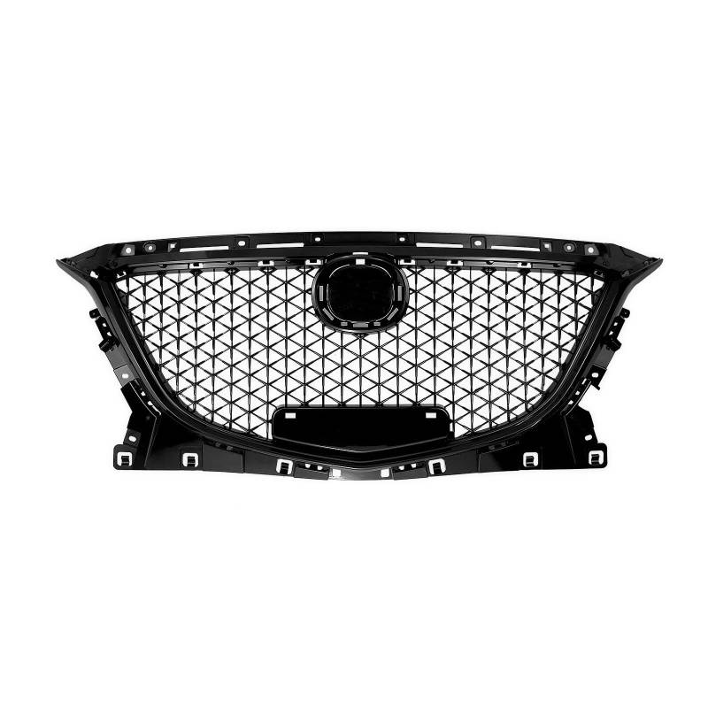 Sport Kühlergrill Vorderer Grill Racing Grill Obere Stoßstange Haube Mesh Grid Auto Zubehör Waben Stil Für Mazda 3 Für Axela 2014 2015 2016 Auto Kühlergrill von BIISVM