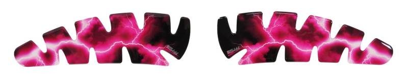 BIKE-label Tankpad seitlich Motorrad Lackschutz Aufkleber Blitz Pink 800026 von BIKE-label