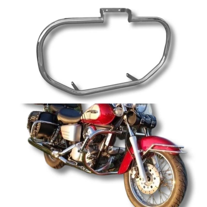 Klassischer Sturzbügel für VT 125 Shadow | Robuster Motorschutz aus Edelstahl OH18N9 | Motorrad Schutzbügel Heavy-Duty von BIKEMASTERSUK MOTORCYCLE PARTS & ACCESSORIES