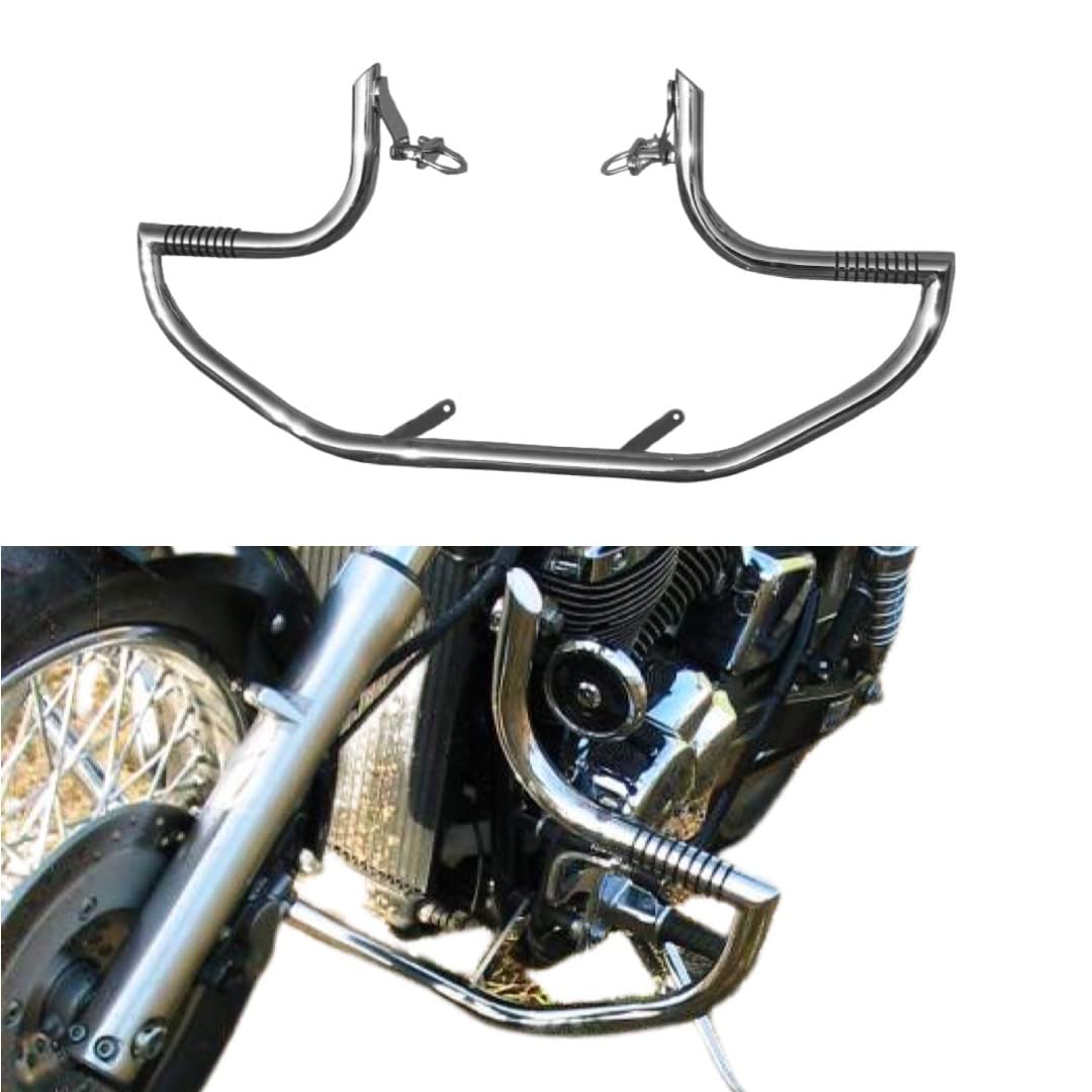 BM UK VT750 Motorrad-Sturzbügel aus Edelstahl mit integrierten Fußrasten – VT 750 Shadow C2 / Spirit/RC 53 (ab 2007) von BIKEMASTERSUK MOTORCYCLE PARTS & ACCESSORIES