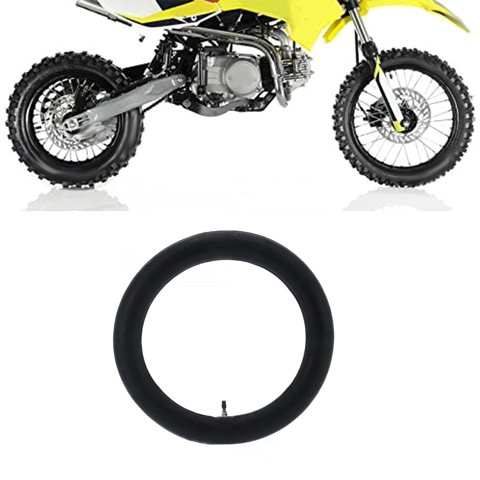 Schmutzschlauch, Gummireifenschlauch 2.5/2.75-14 60/100-14 für 50cc 110cc 125cc 140cc 150cc 160cc Dirt Pit Bike von BIKING