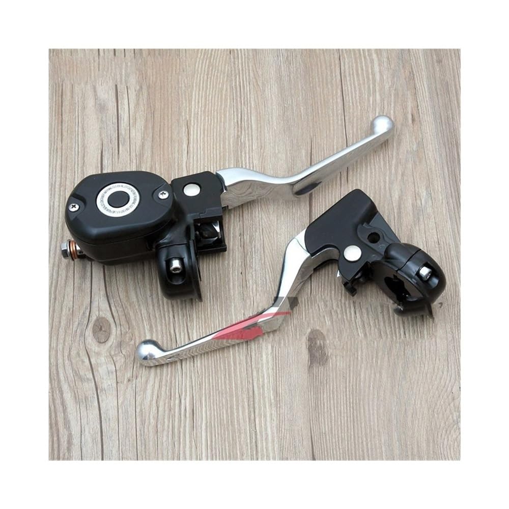 BIKKJBK Für Ha&rley Sportster Iron 883 1200 48 72 XL 2004-2013 Motorrad Kupplung Spiegel Halter Bremse Hauptzylinder Hebel Brems Kupplungshebel von BIKKJBK